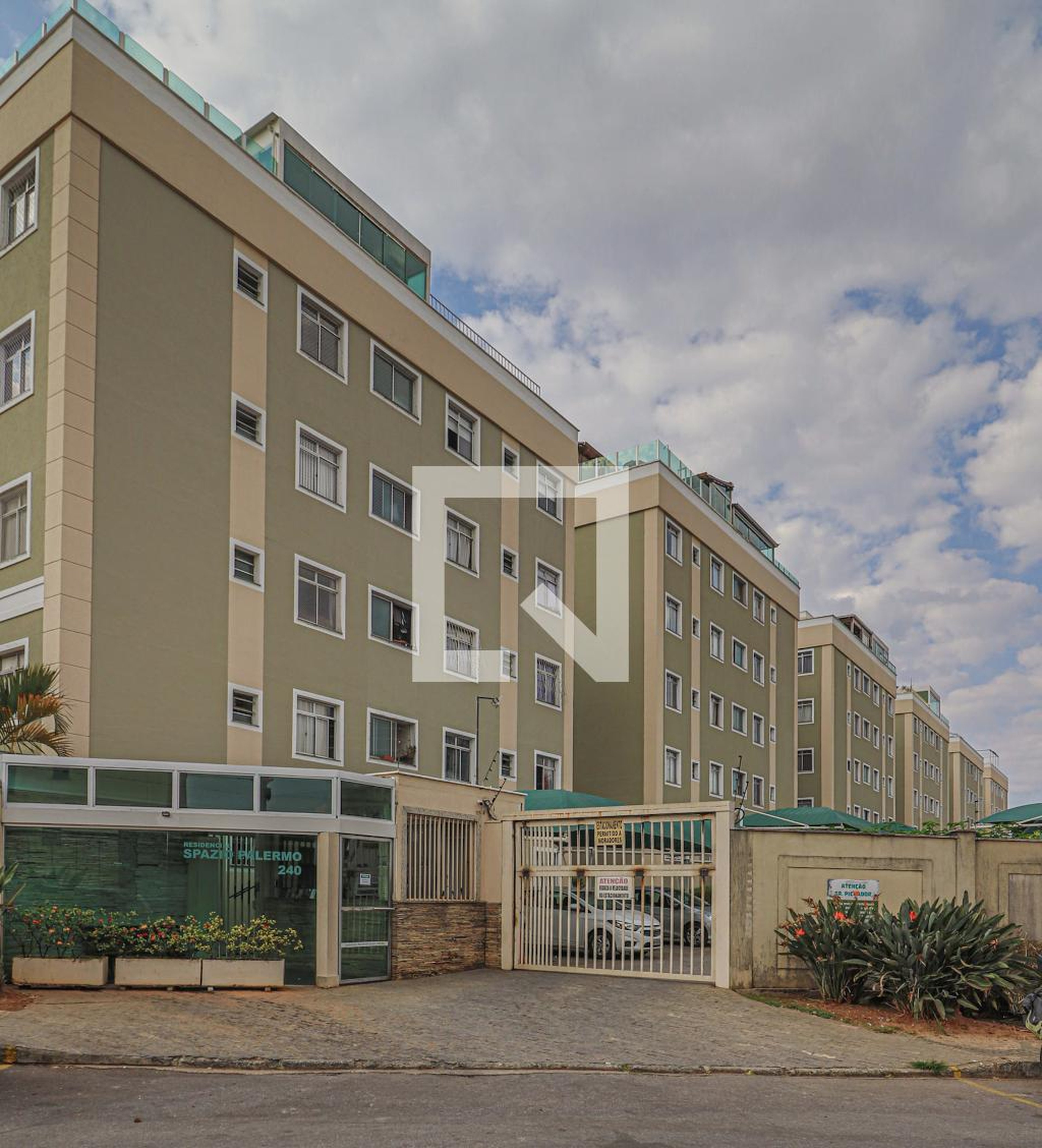 Fachada do Condomínio Residencial Spazio Palermo