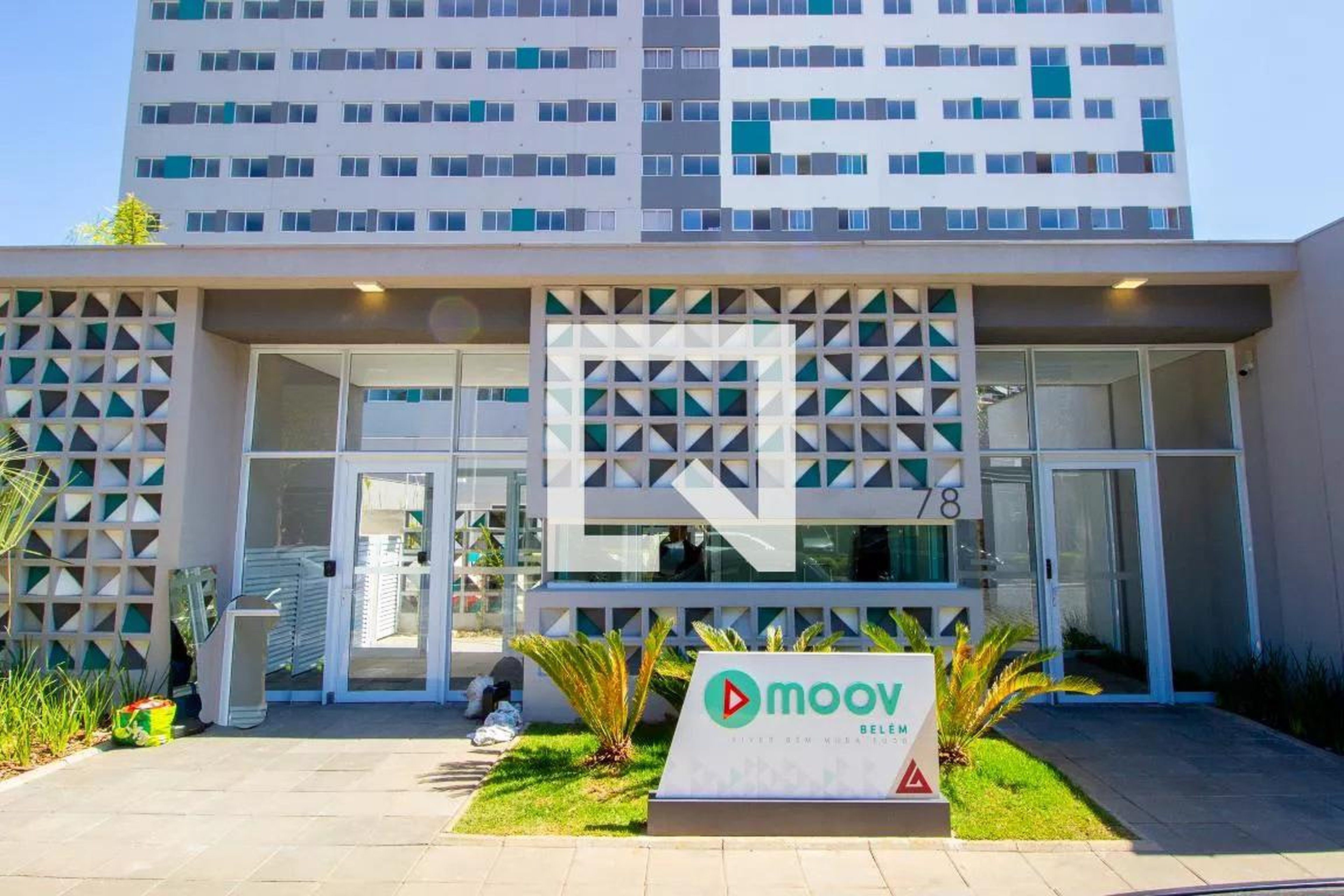 Fachada do Condomínio Condomínio Moov Belém