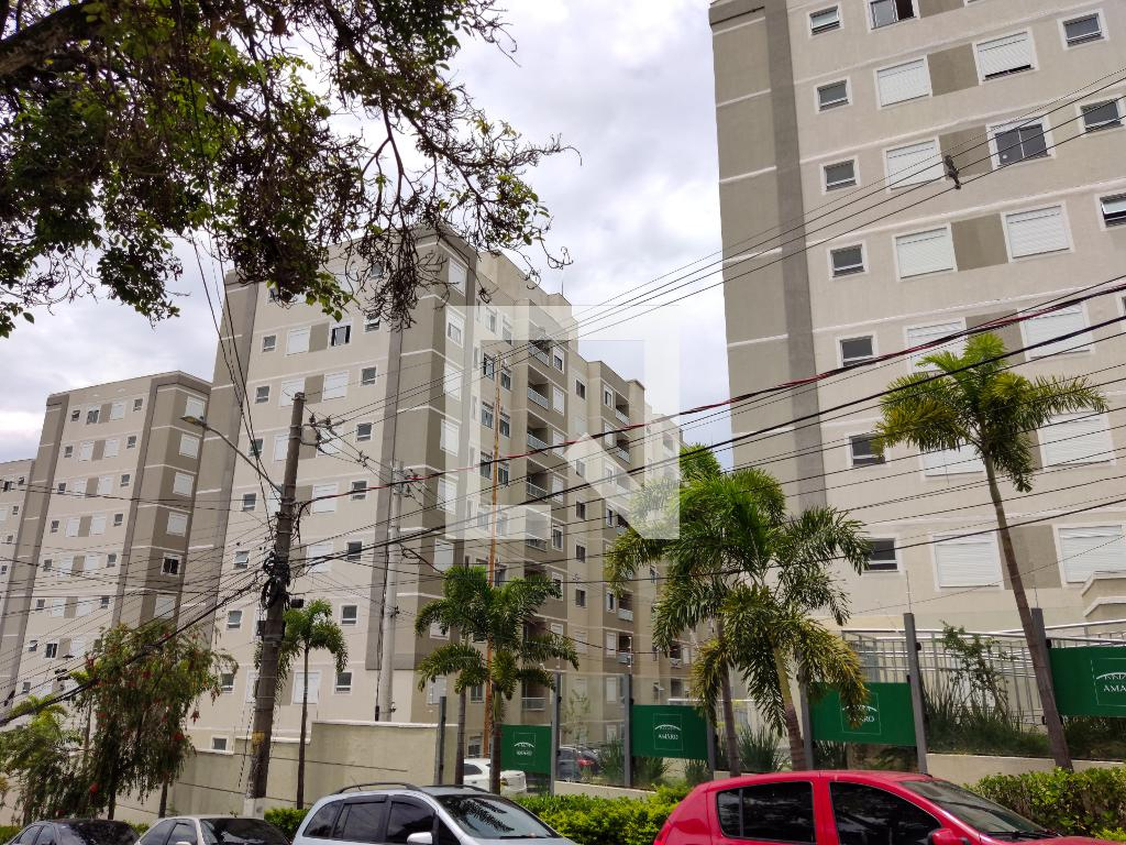 Fachada do Condomínio Residencial Amaro