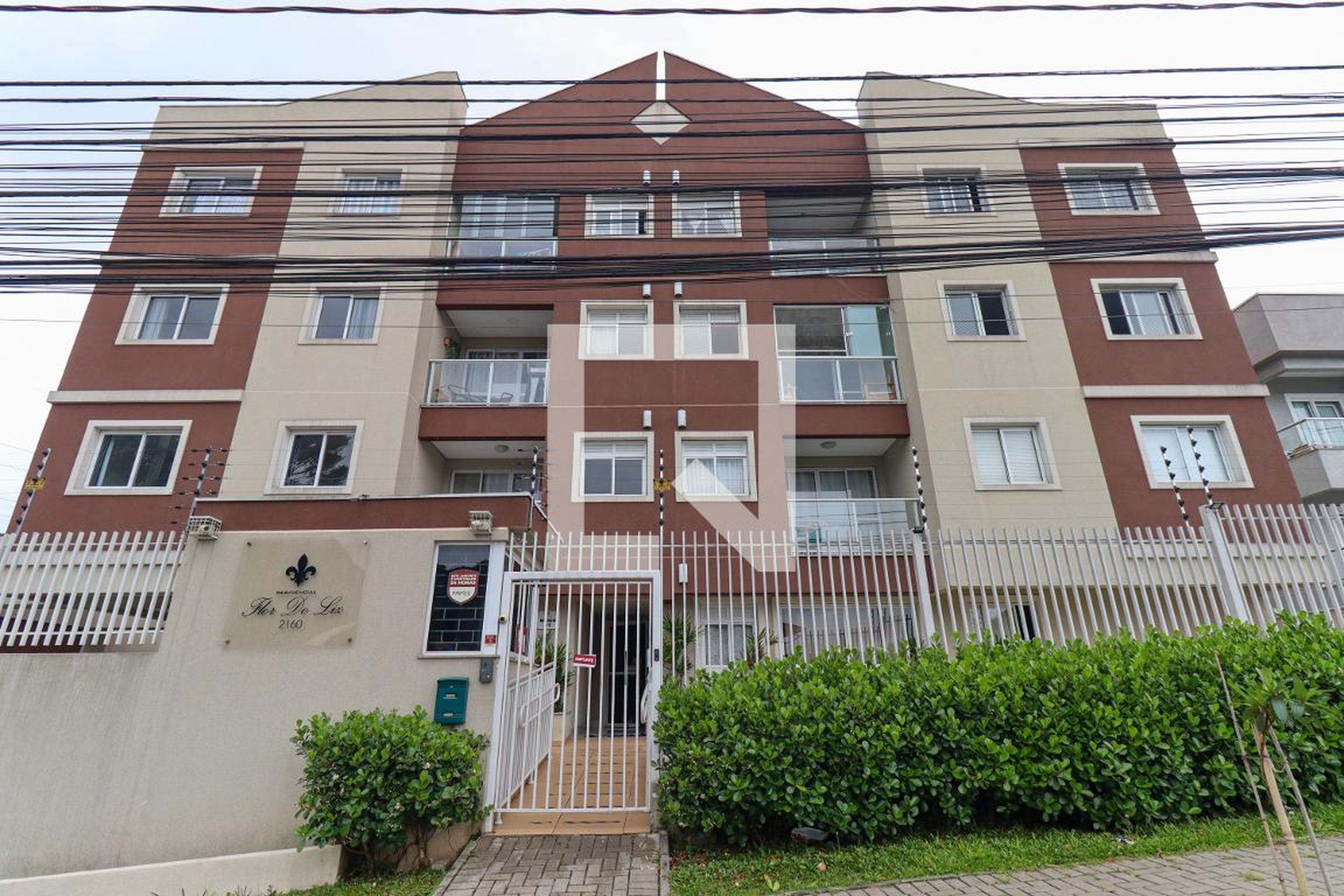 Fachada do Condomínio Residencial . Flor de Liz