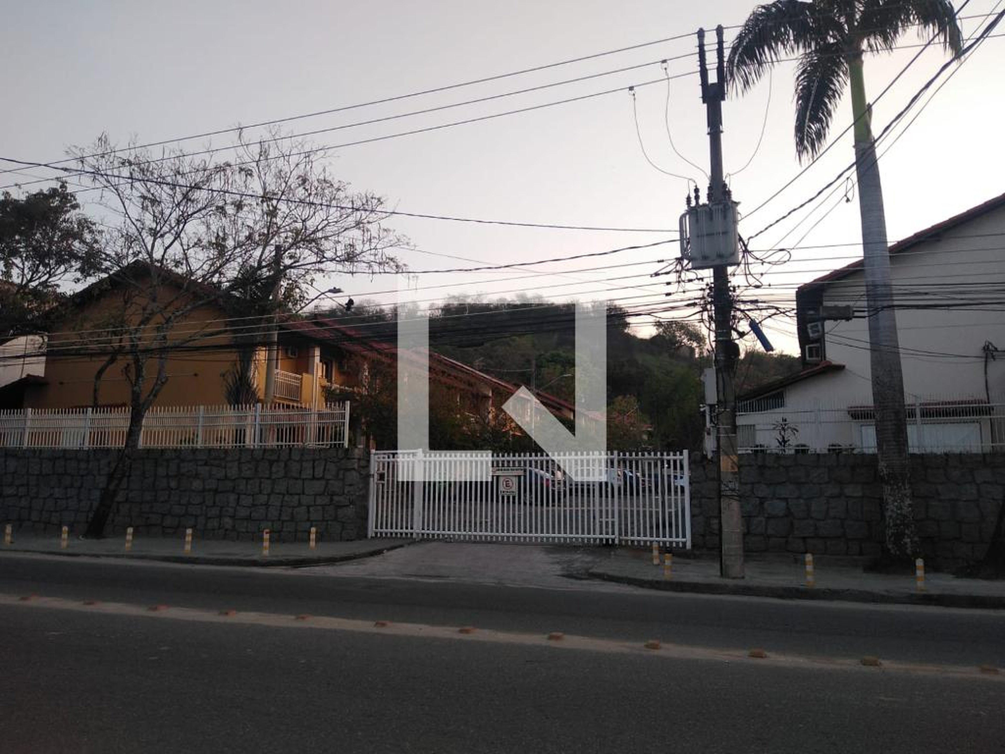 Fachada do condomínio Residencial Athenas