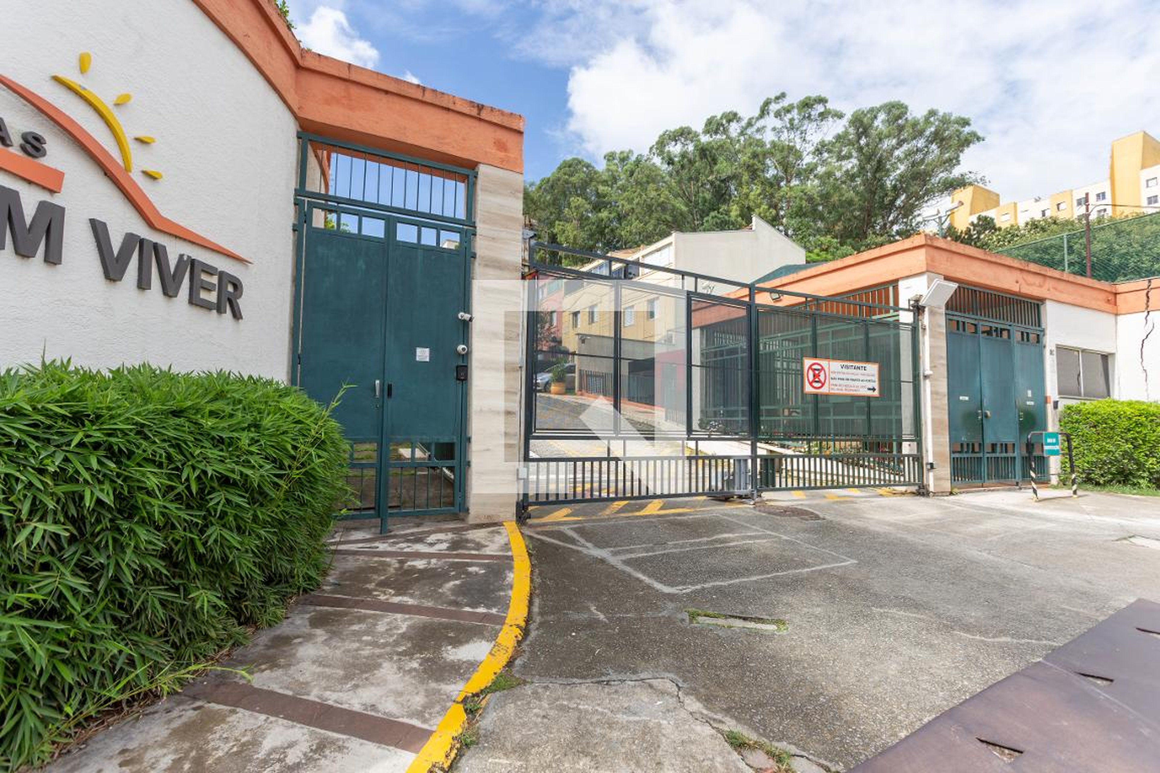 Fachada do Condominio Condomínio Moradas Bom Viver