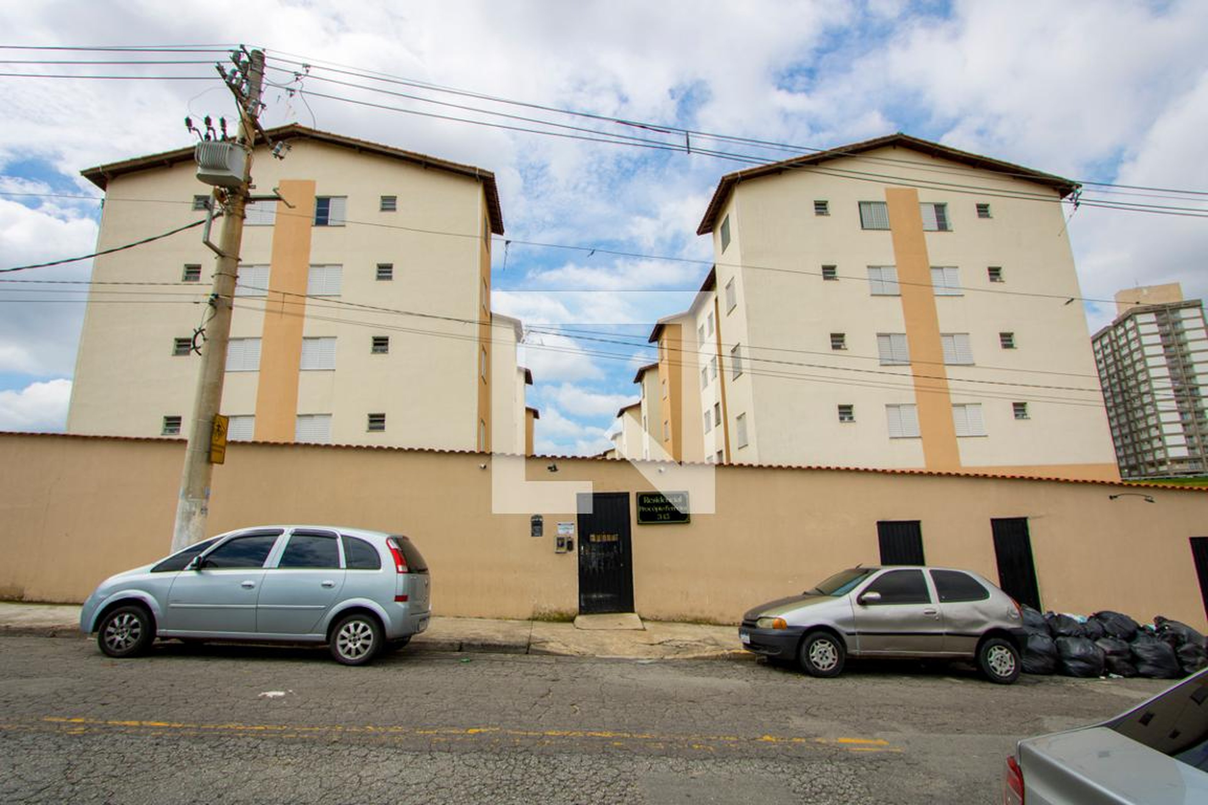 Fachada do condomínio Residencial Procopio Ferreira