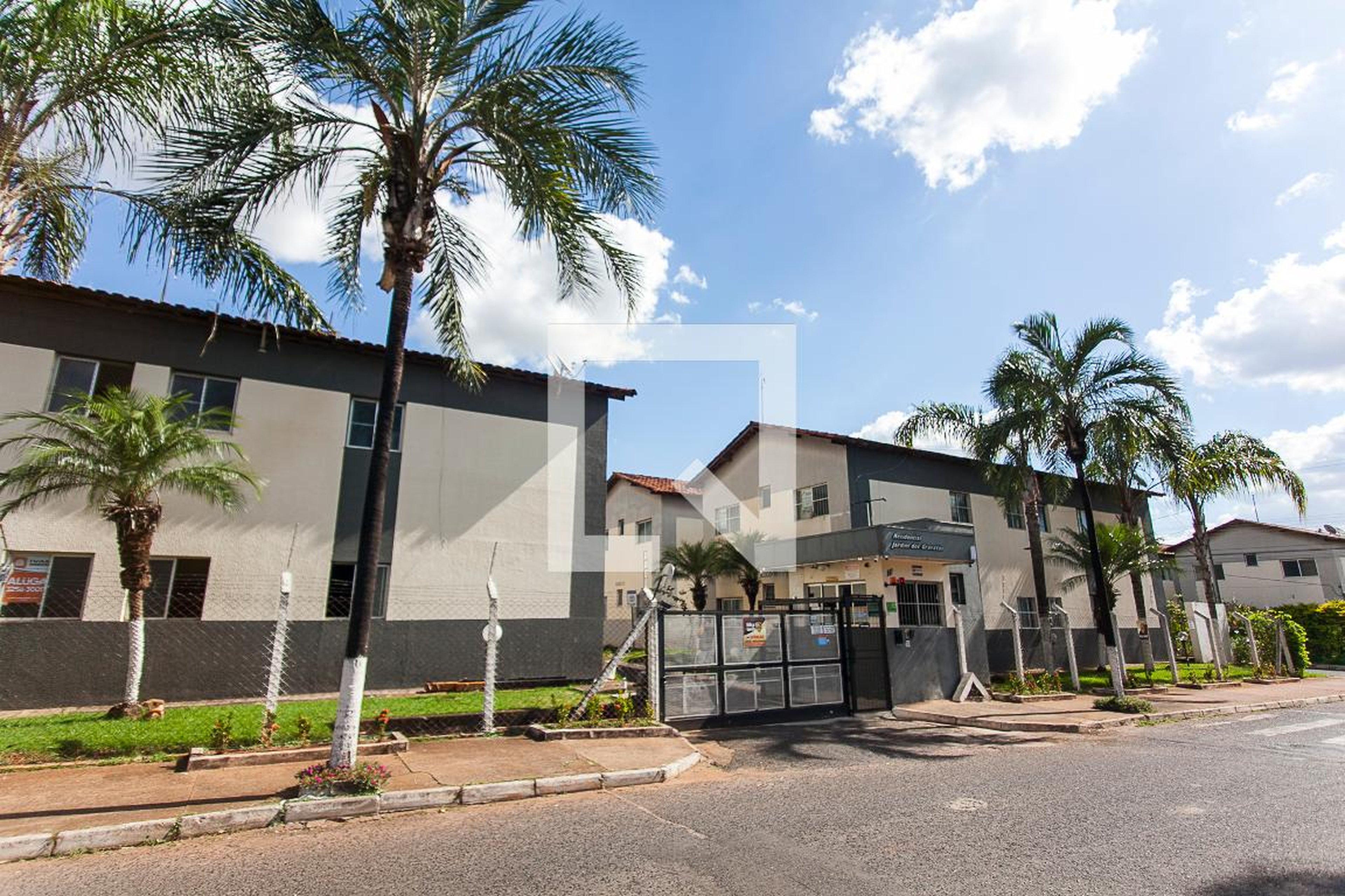 Fachada do Condominio Residencial Jardim dos Gravatás