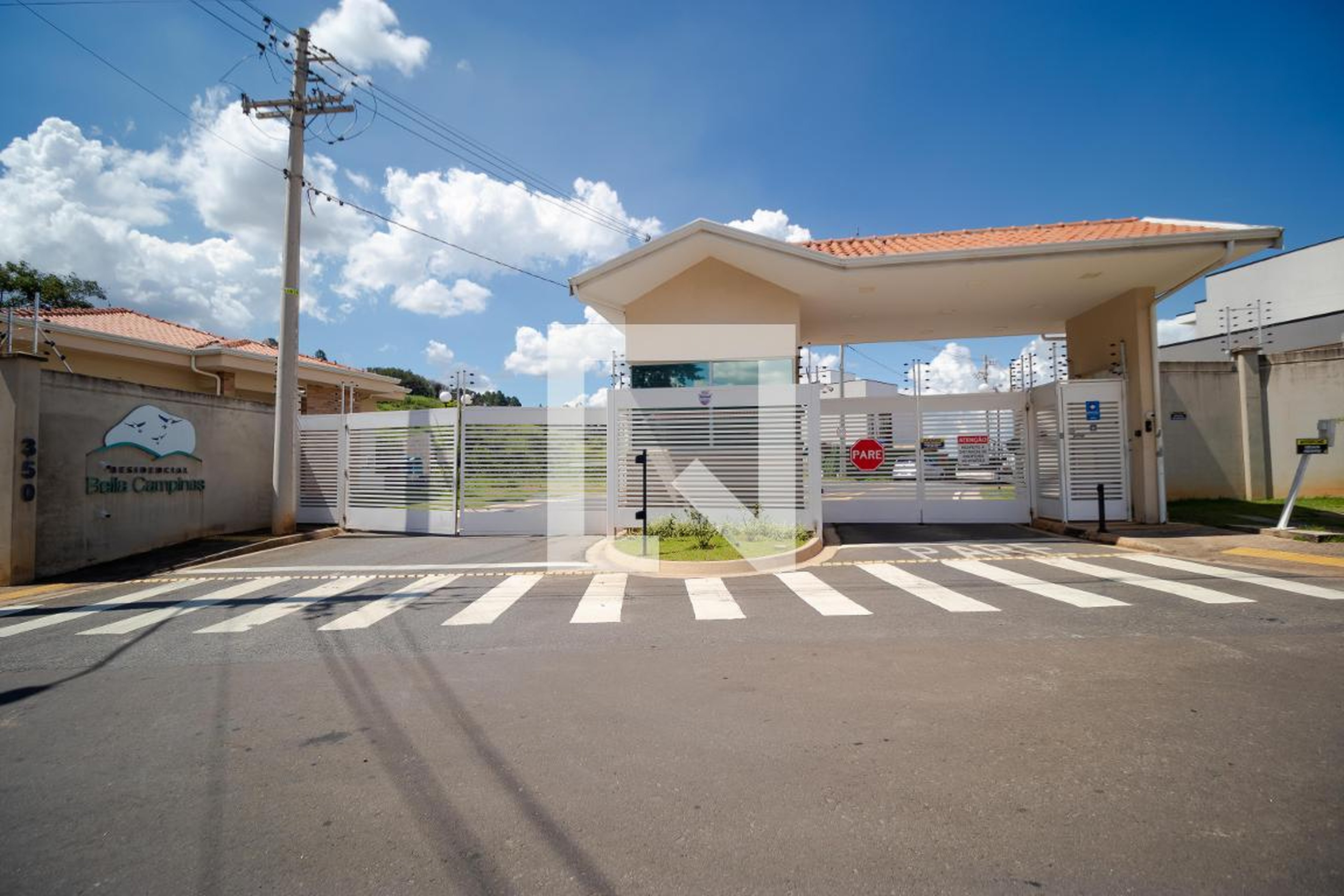 Fachada do Condomínio Residencial Bella Campinas