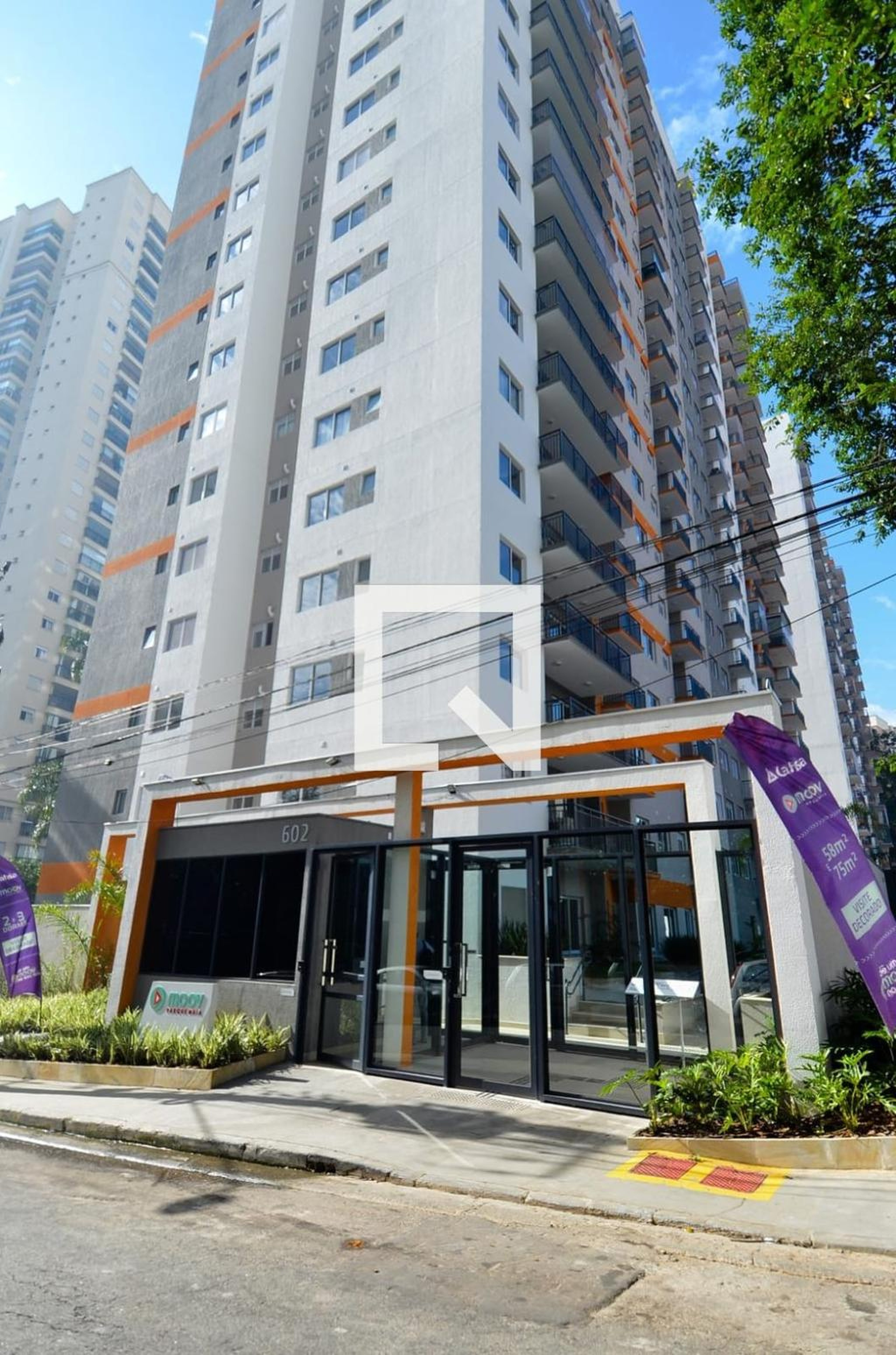 Fachada Condomínio Moov Parque Maia