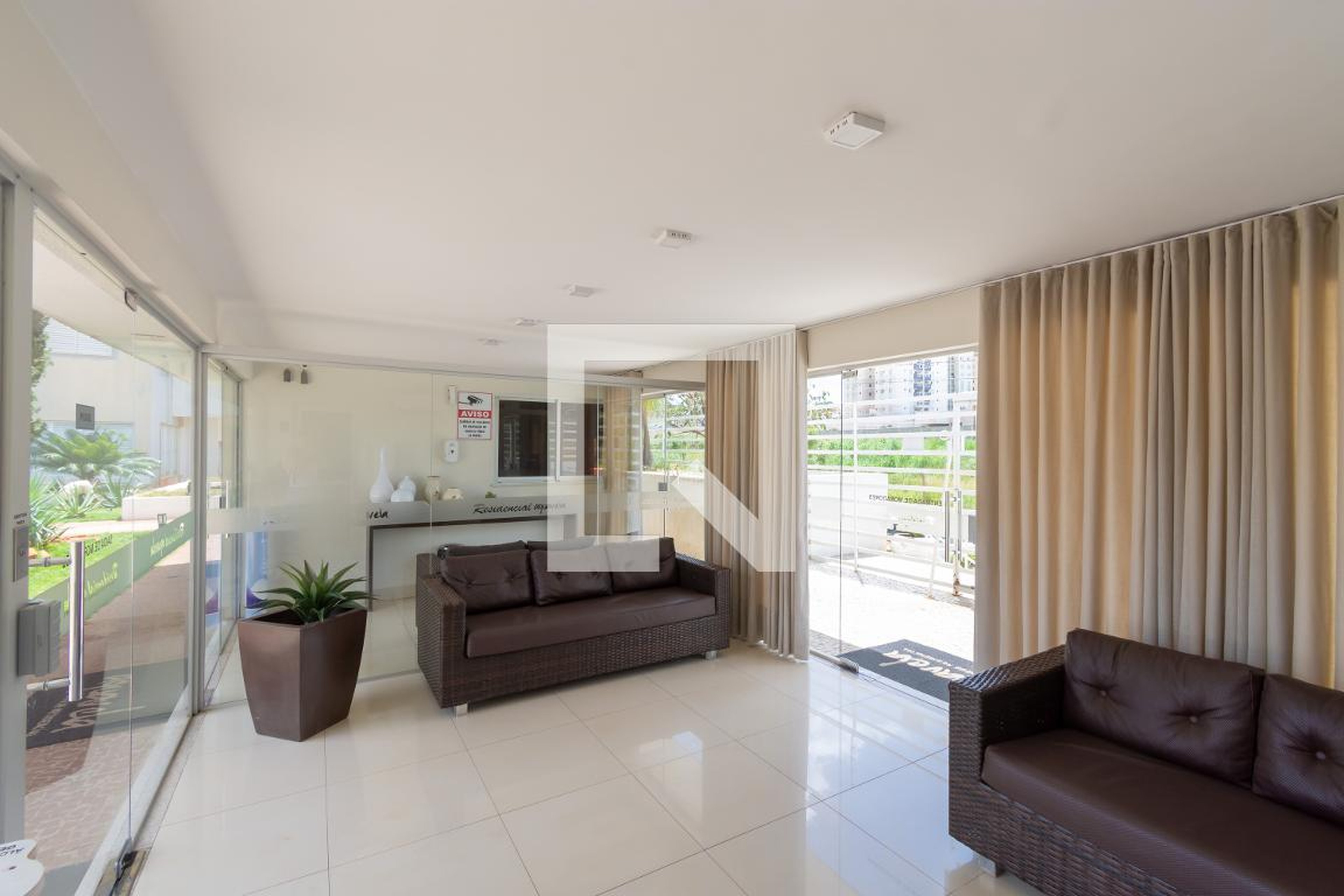 Hall de entrada - Aquarela Parque Residencial