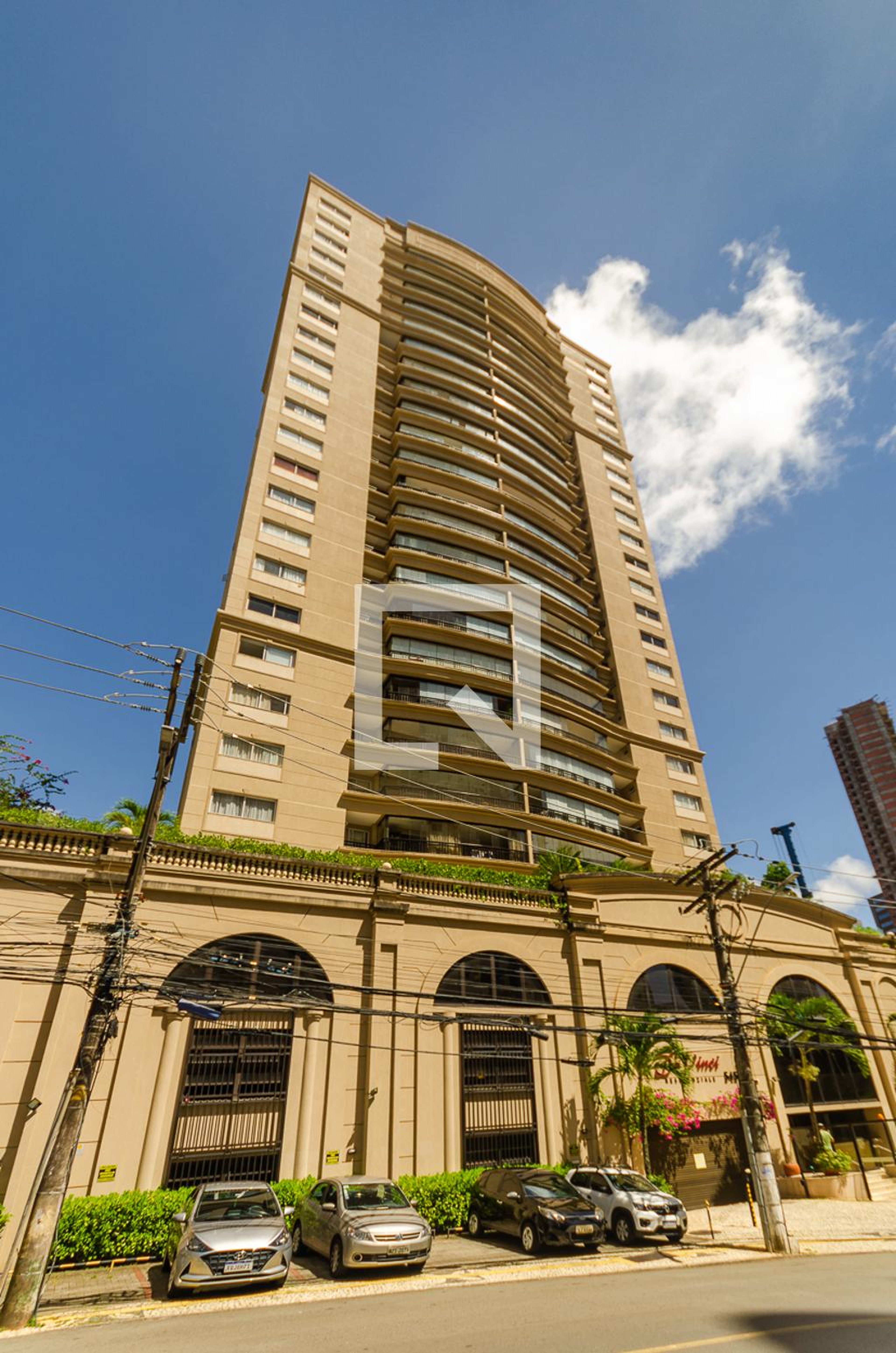 Fachada do Condomínio Condomínio Vinci Residenziale