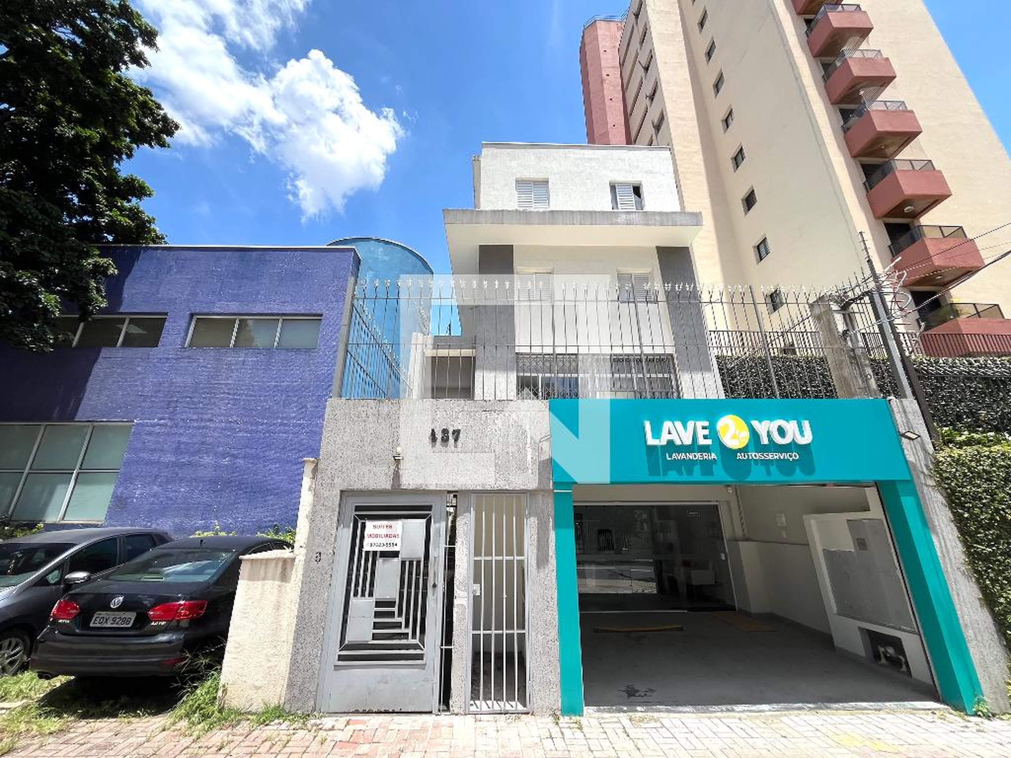 Fachada Condomínio em Rua Borges Lagoa, 437