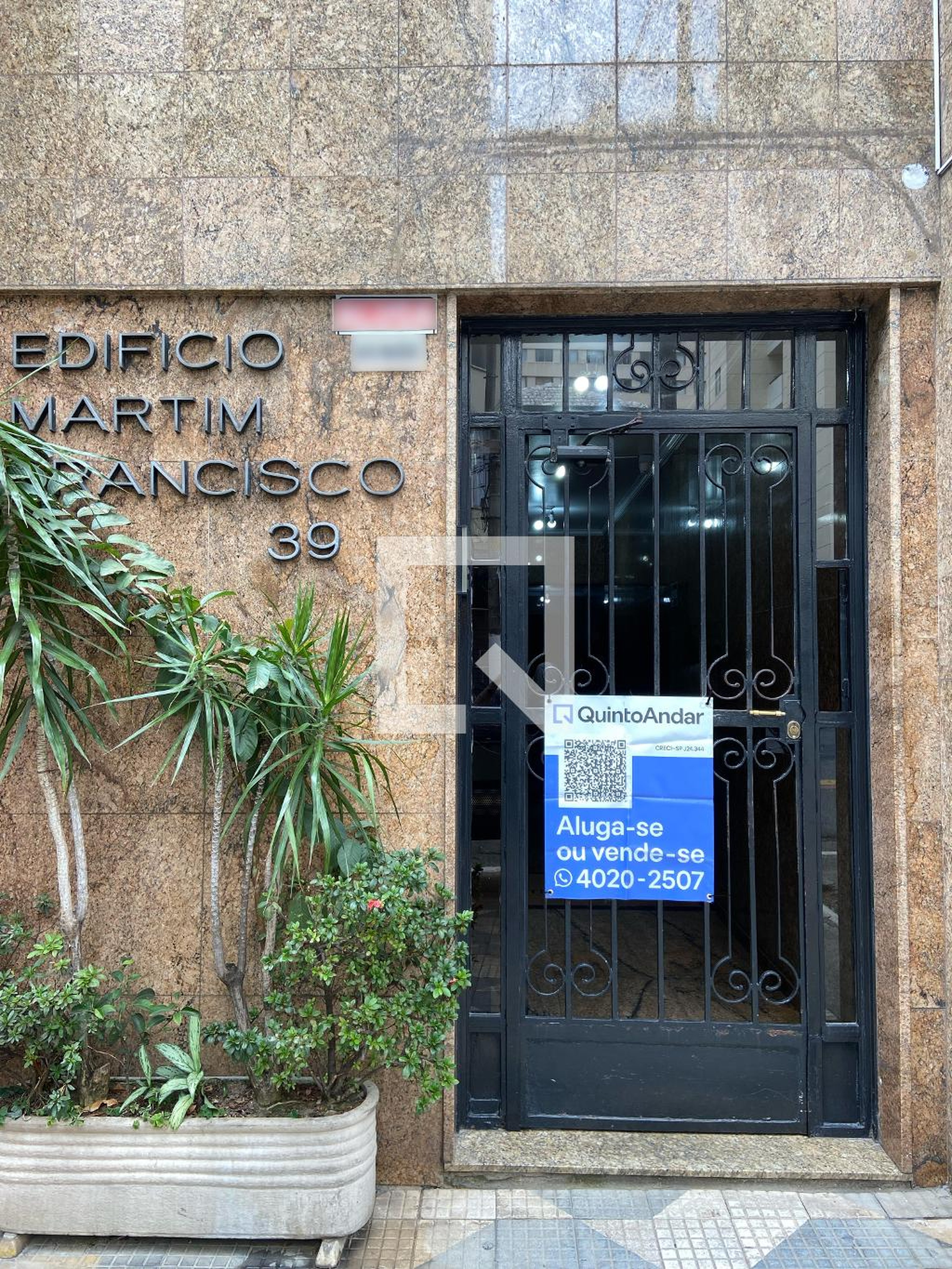 Fachada do Prédio Edifício Martim Francisco
