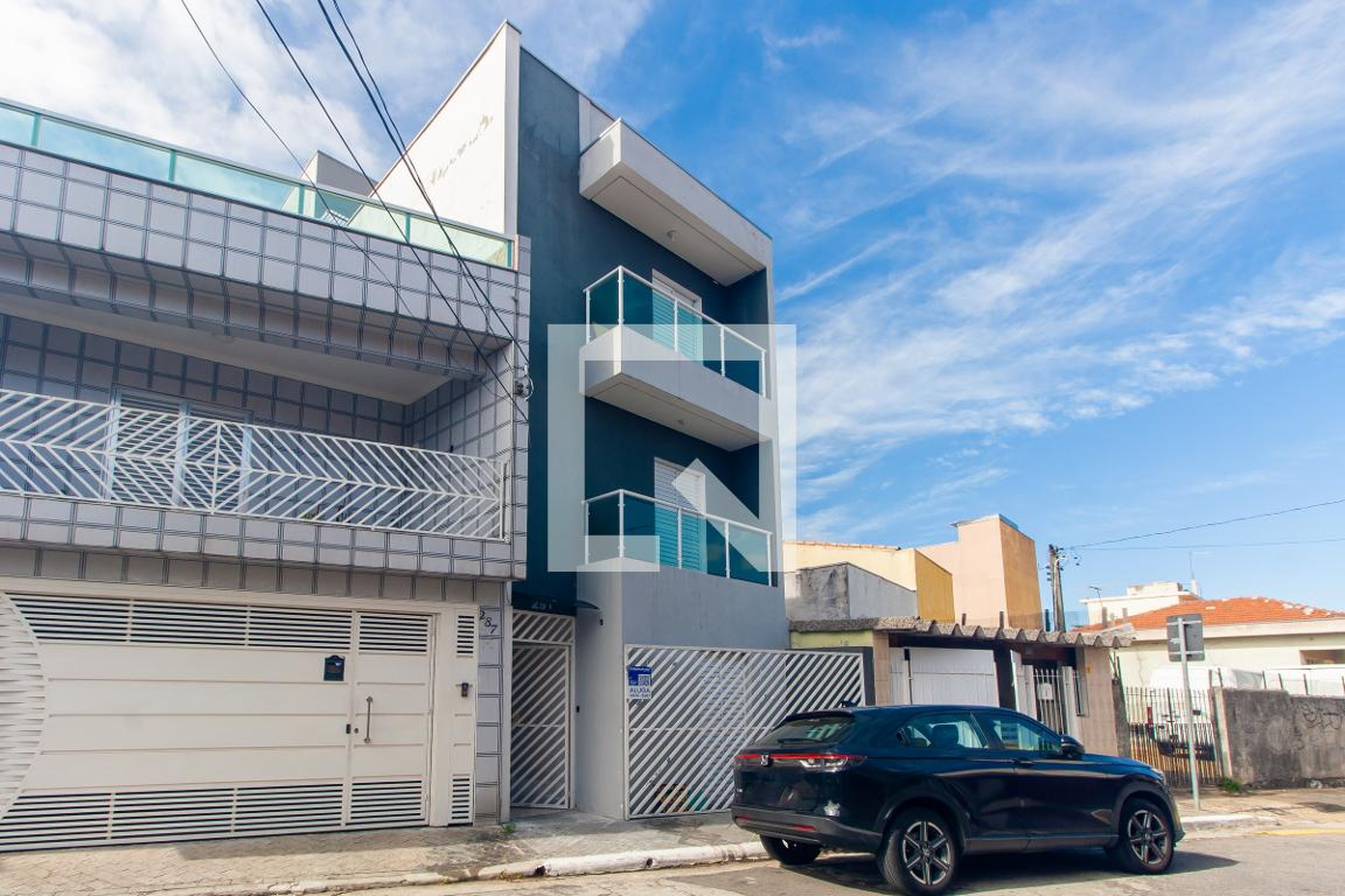 Fachada Condomínio em Rua Arnaldo Pedroso D'Horta, 291