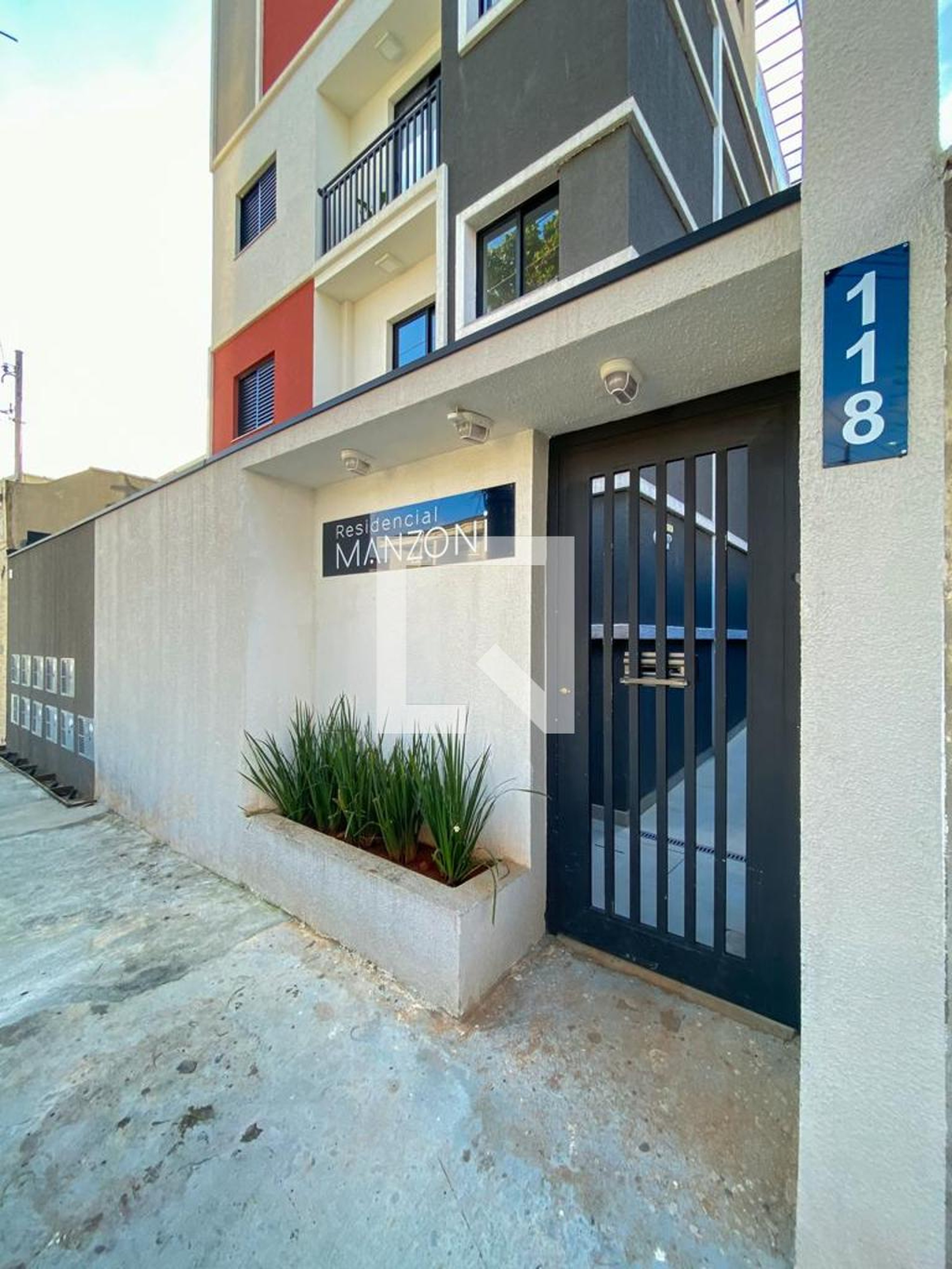 Fachada do Condomínio Residencial Manzoni