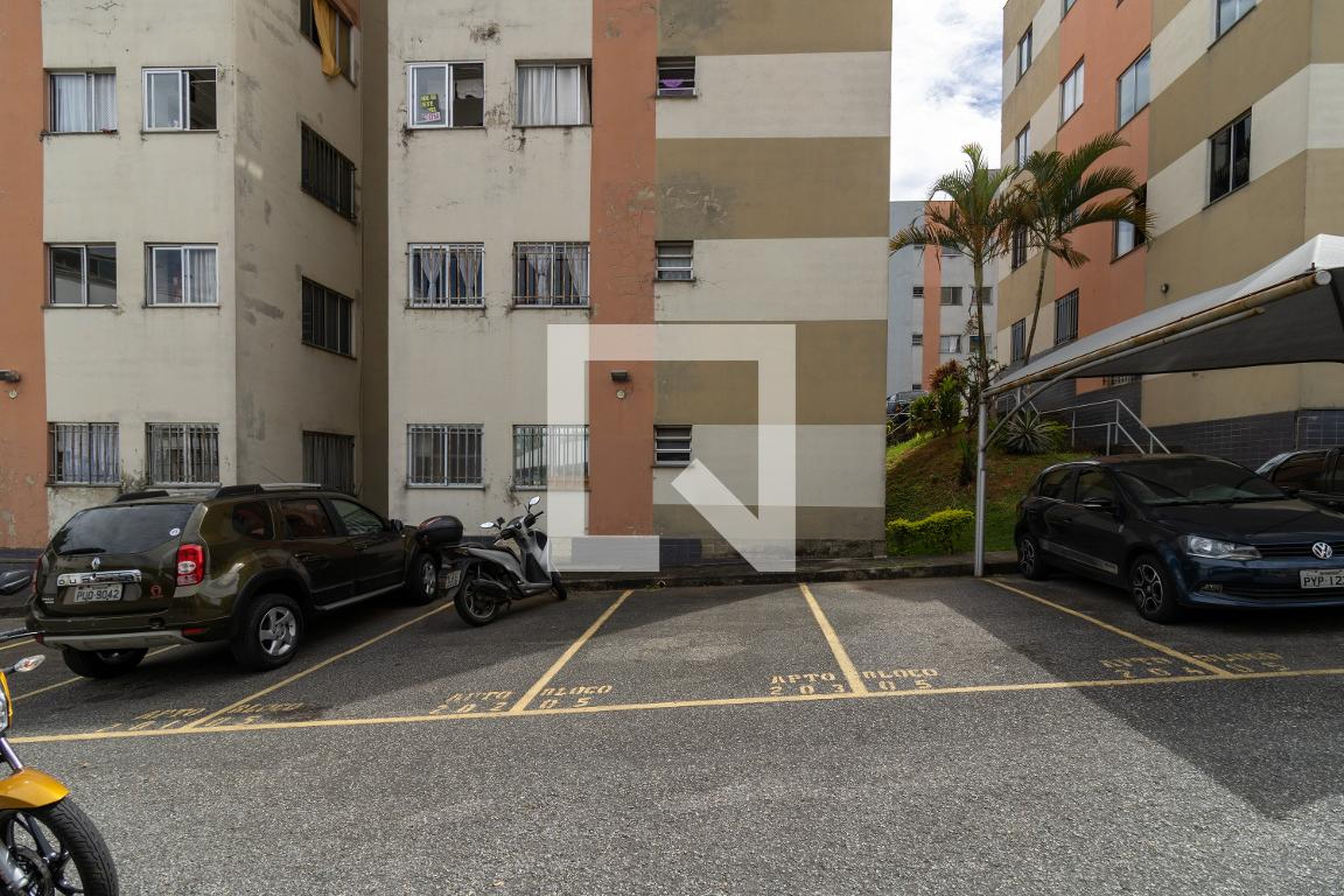 Fachada Condomínio em Rua Projeto Fred, 203