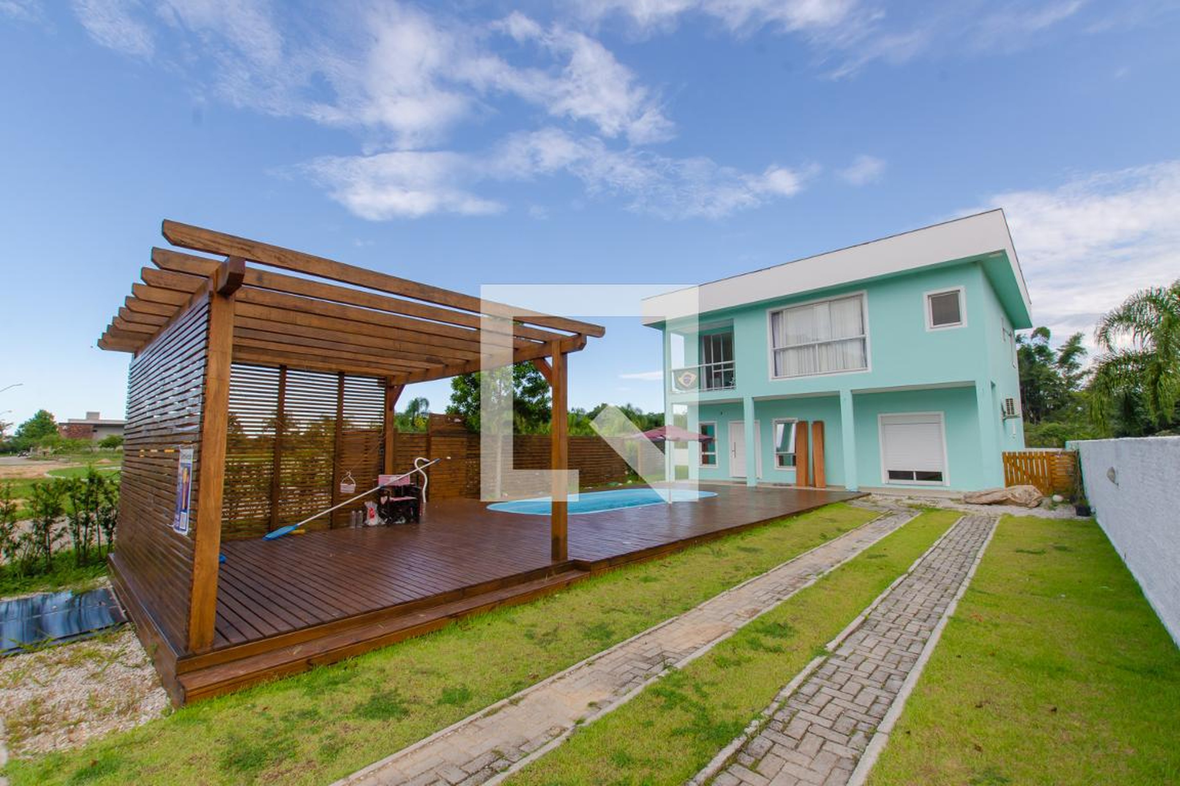 Fachada Condomínio em Alameda César Nascimento, 2850