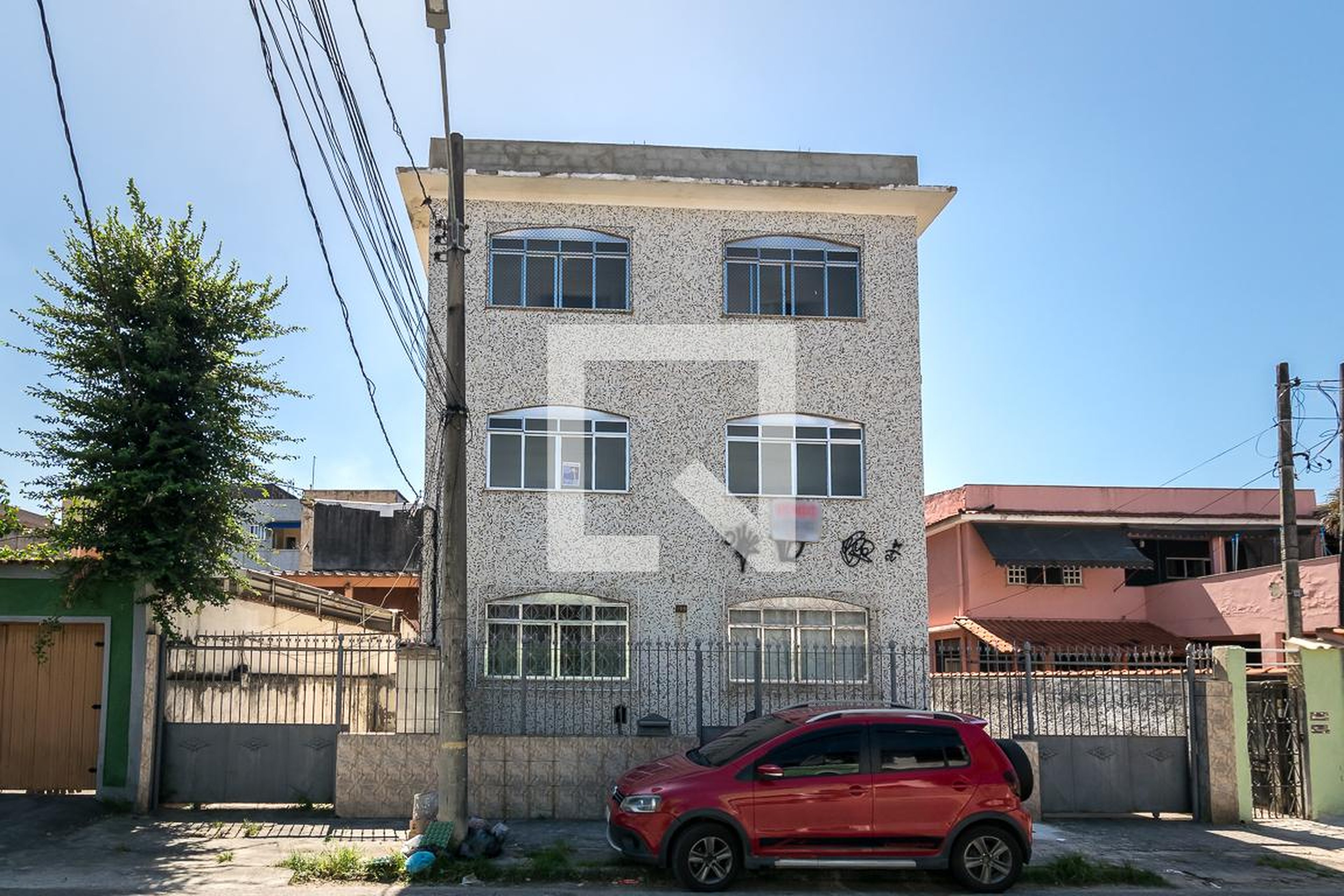 Fachada do Prédio Condomínio em Rua Brasiléia, 109