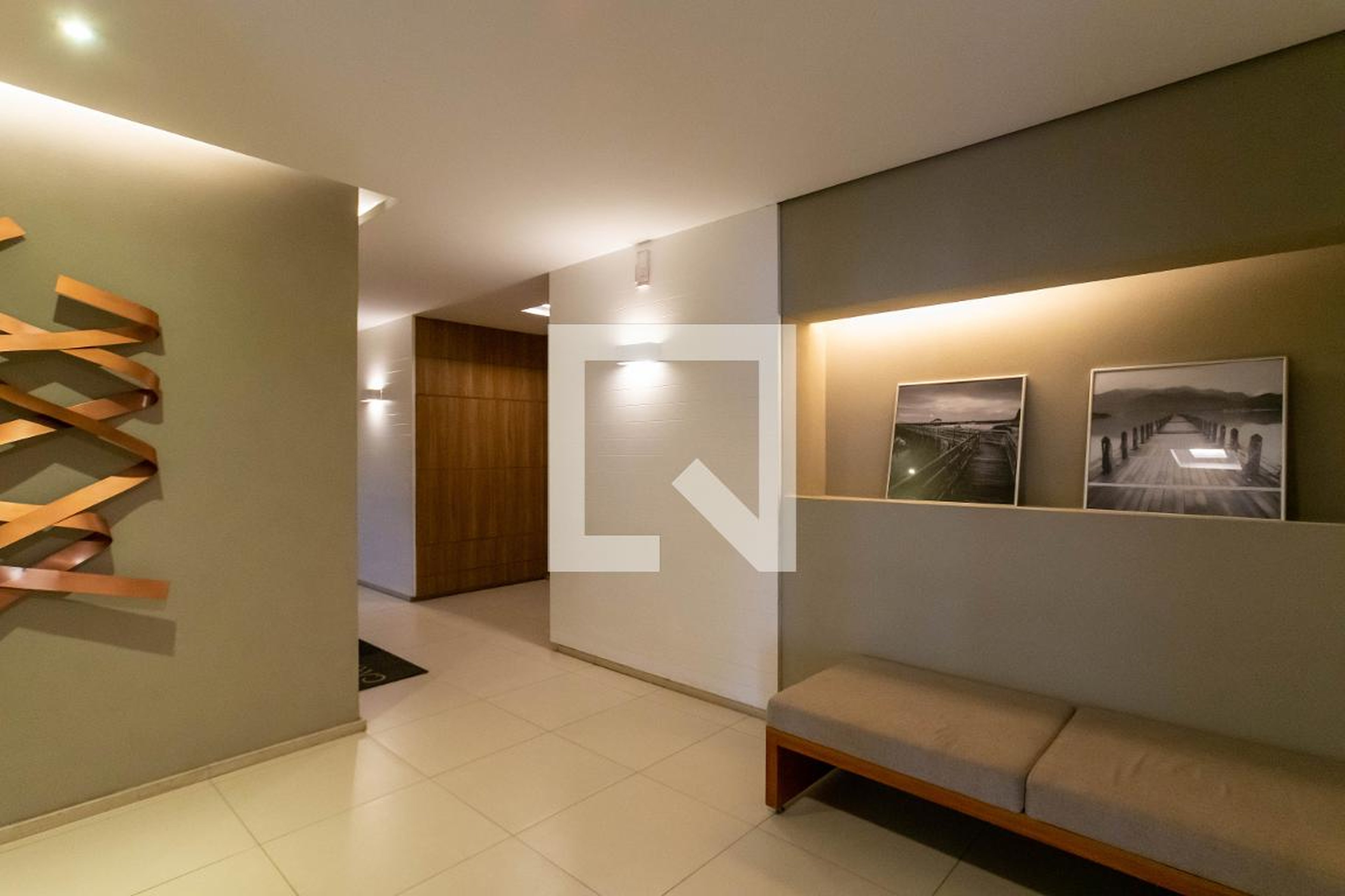 Hall social Condomínio Helbor Carpe Diem Bosque Maia