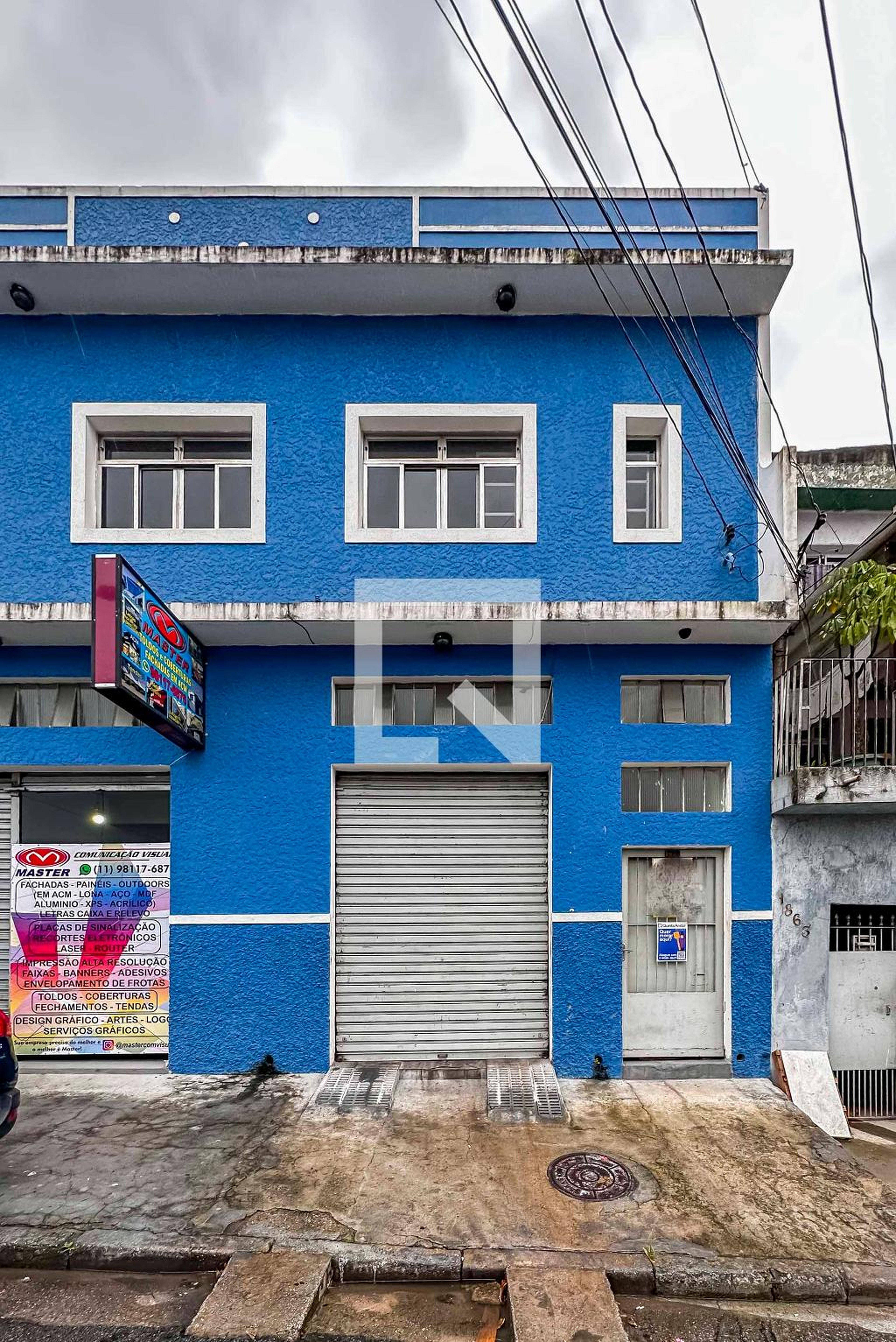 Fachada Condomínio em Rua das Hortências, 1856