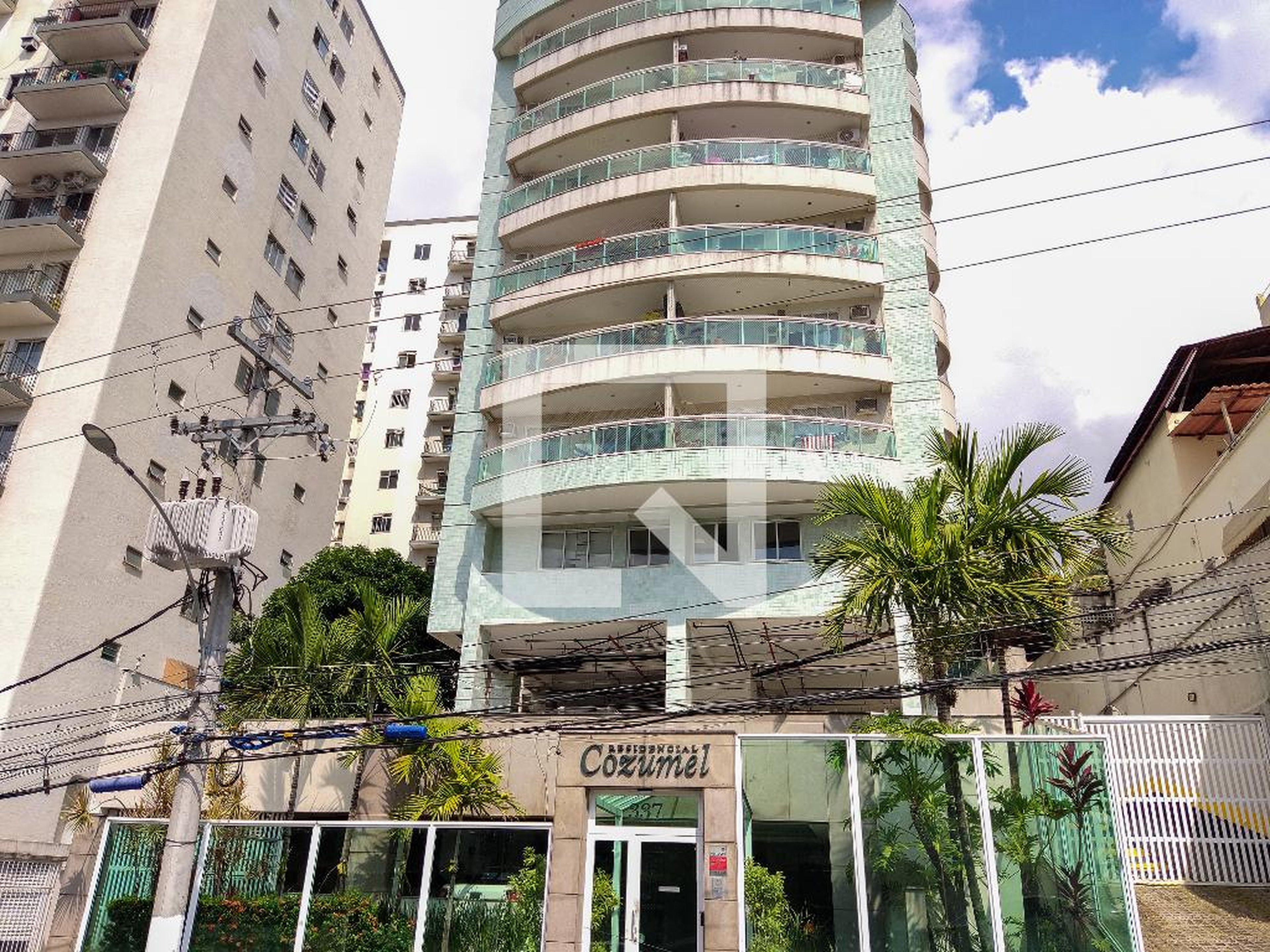 Fachada do Condomínio Residencial Cozumel