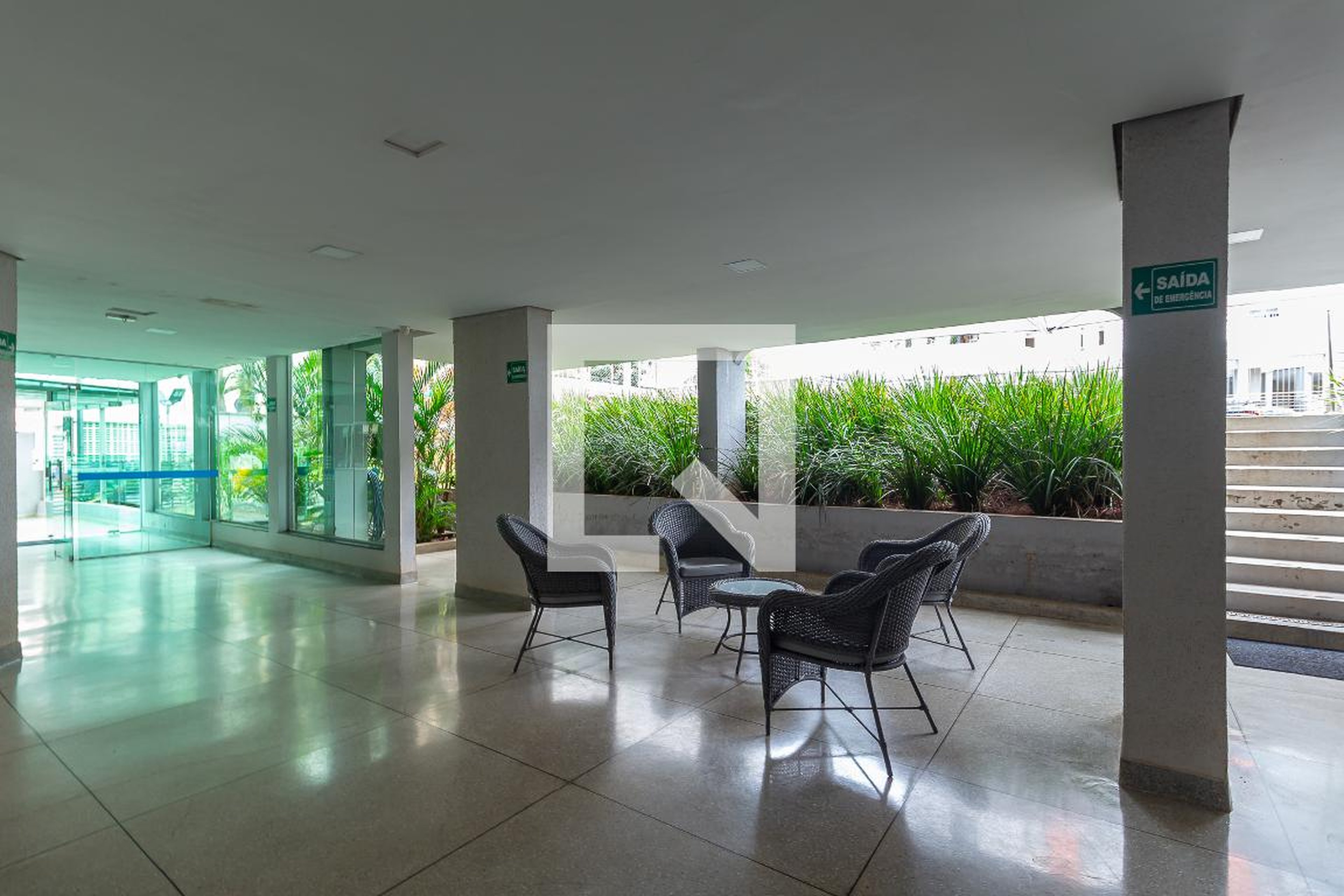 Hall de entrada - Residencial Mirafiori