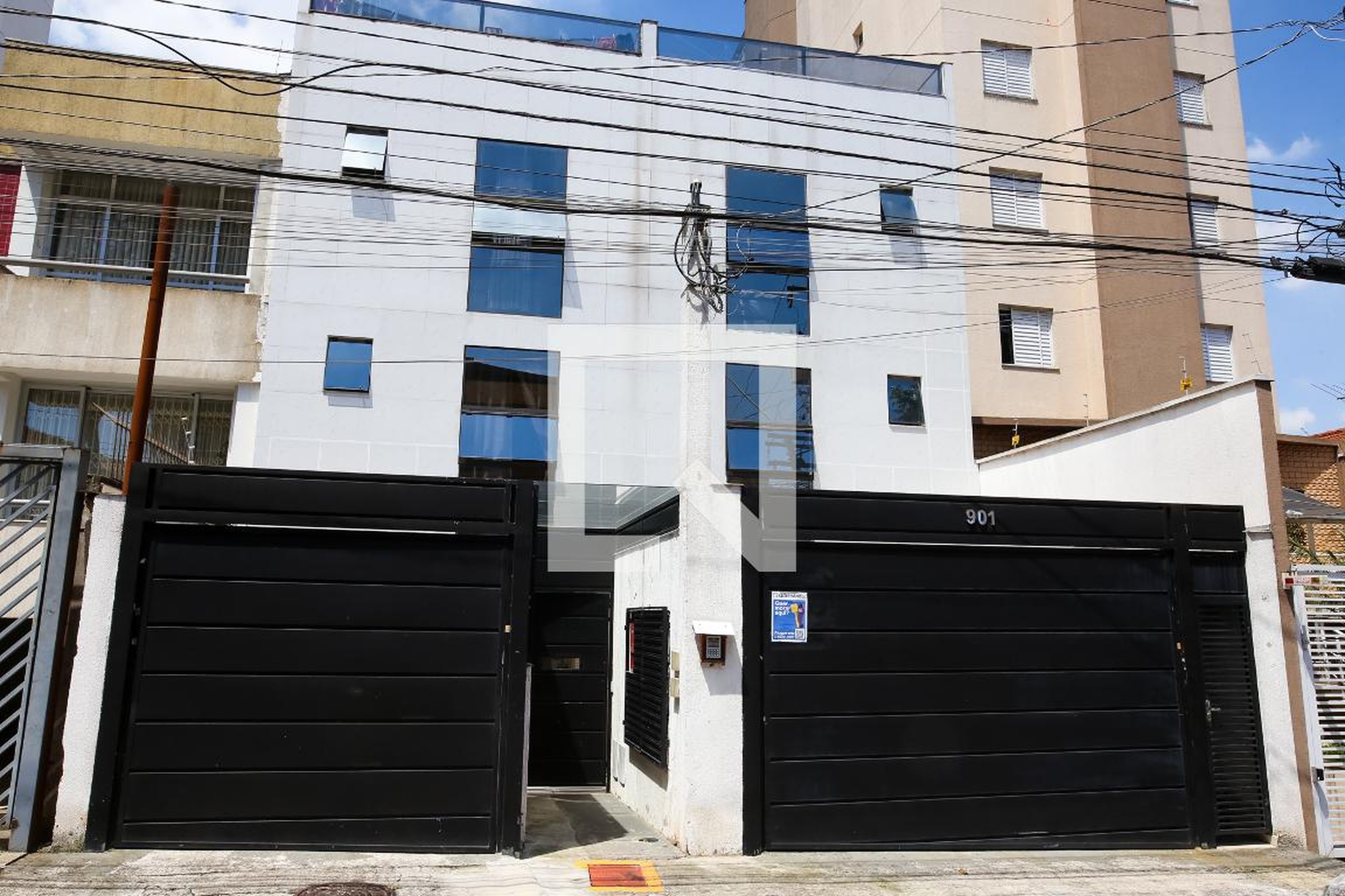 Fachada Condomínio em Rua Conselheiro Justino, 901