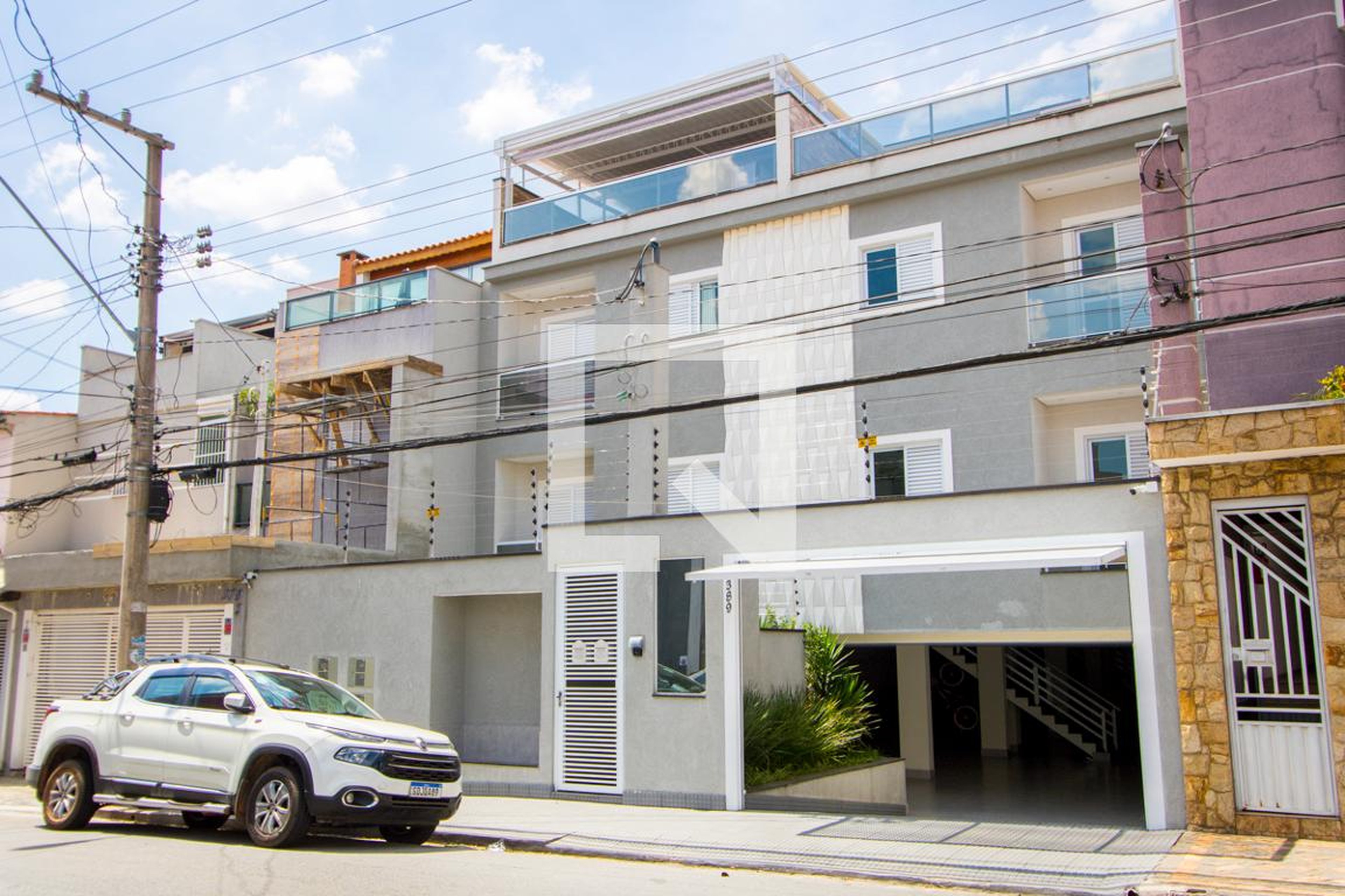 Fachada Condomínio Bloco Gama