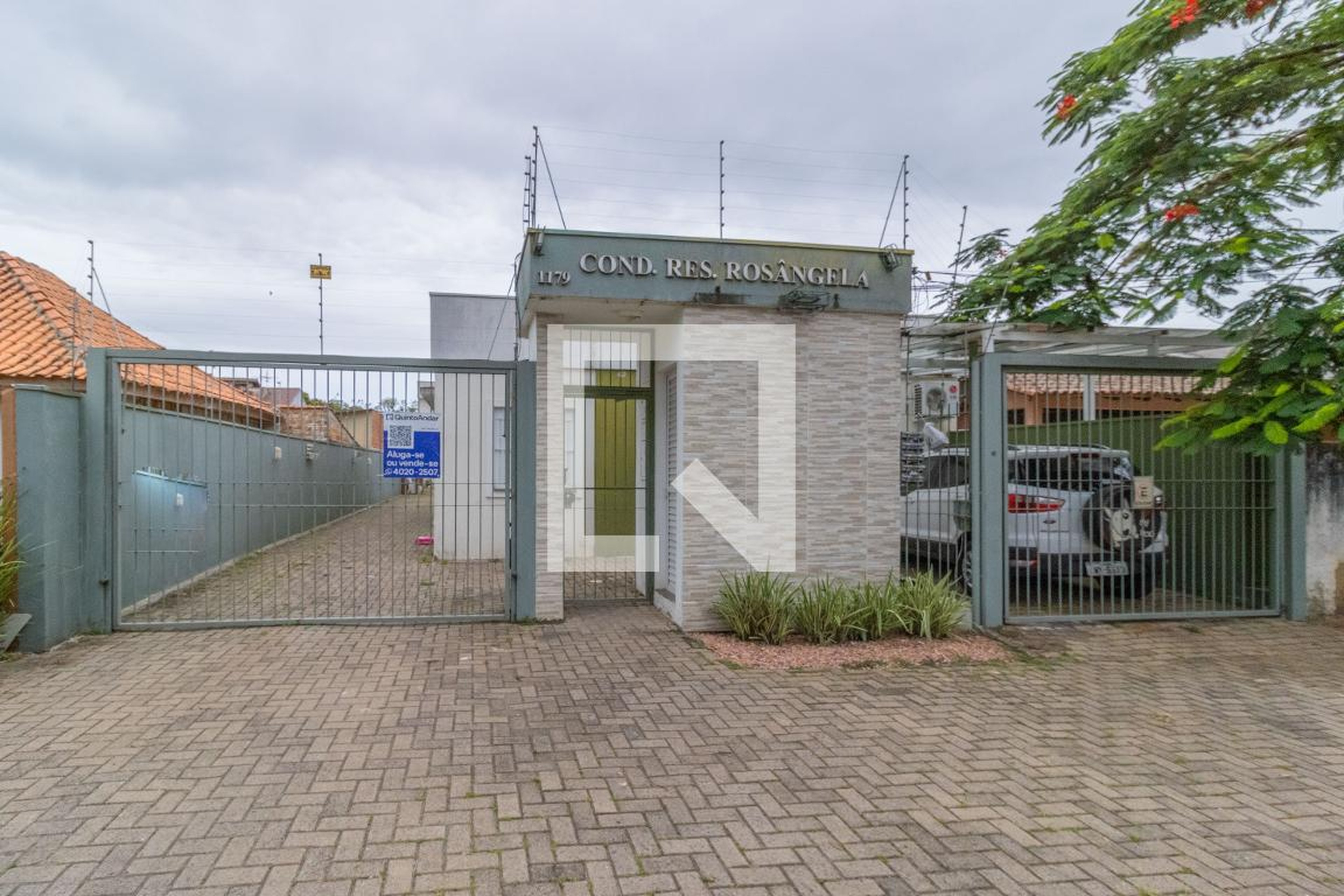 Fachada do condomínio Residencial Rosangela