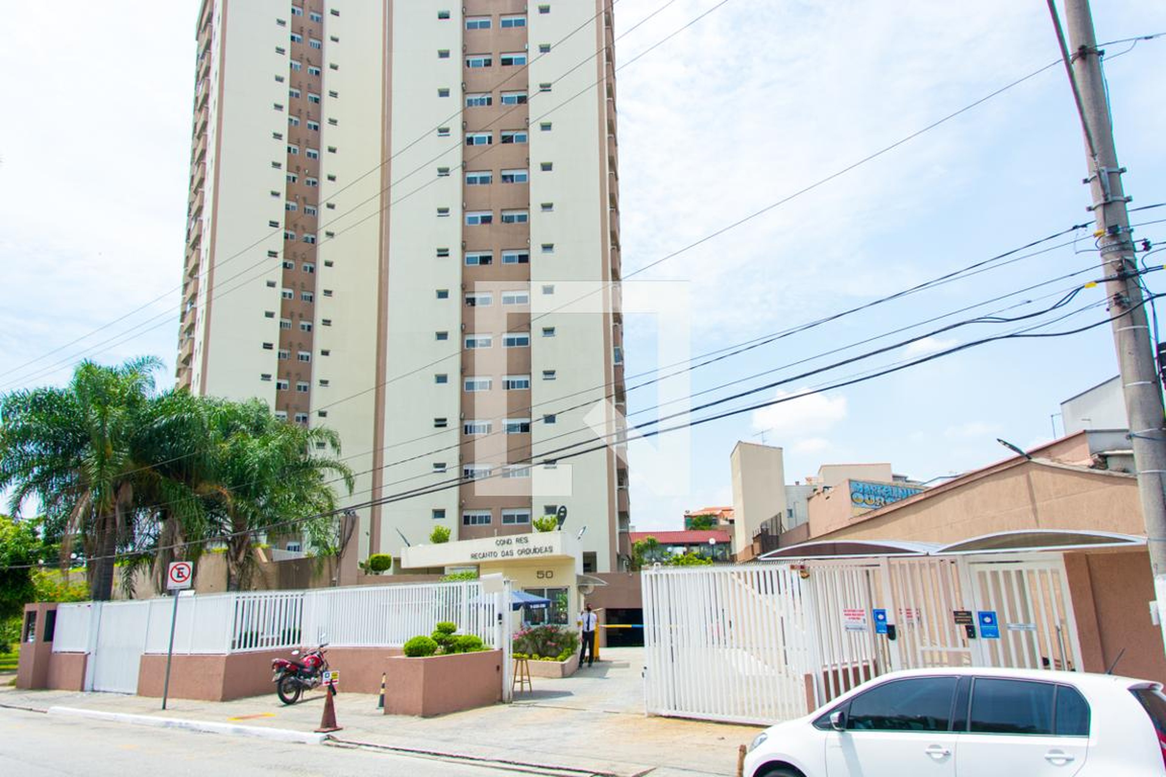 Fachada do condomínio Condomínio Recanto Das orquídeas