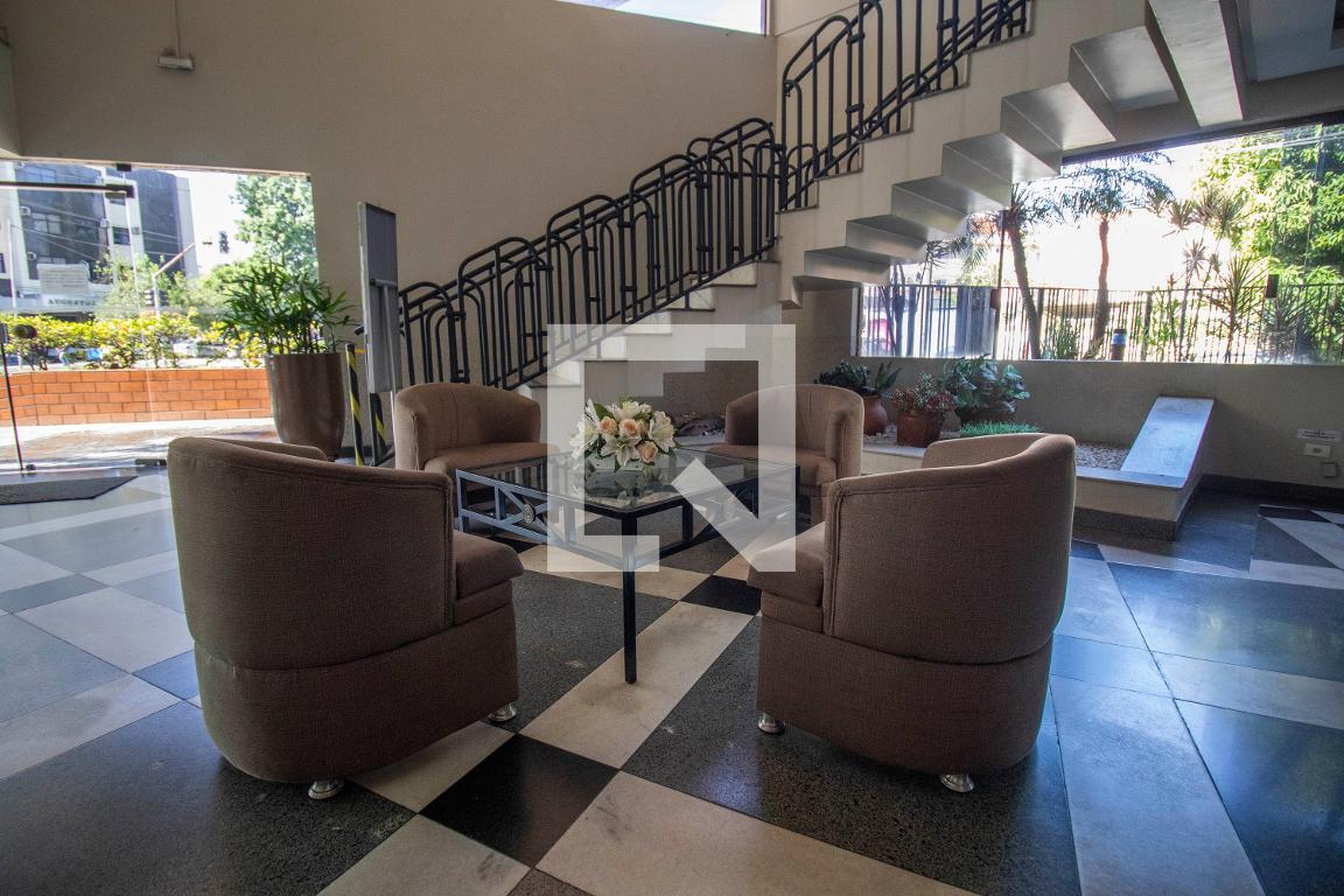 Hall de entrada - Residencial Paineiras