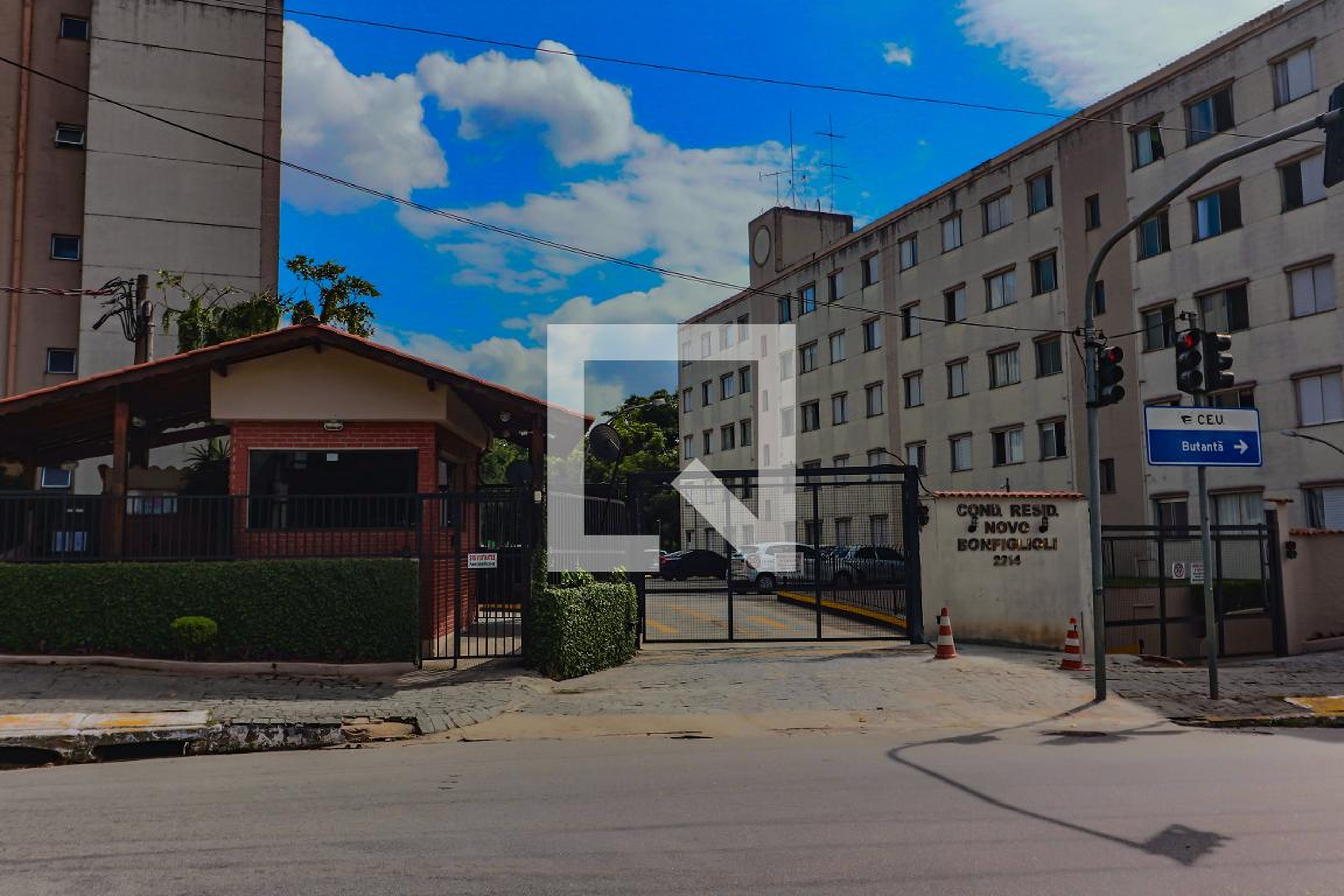 Fachada do Condomínio Condomínio Novo Bonfiglioli