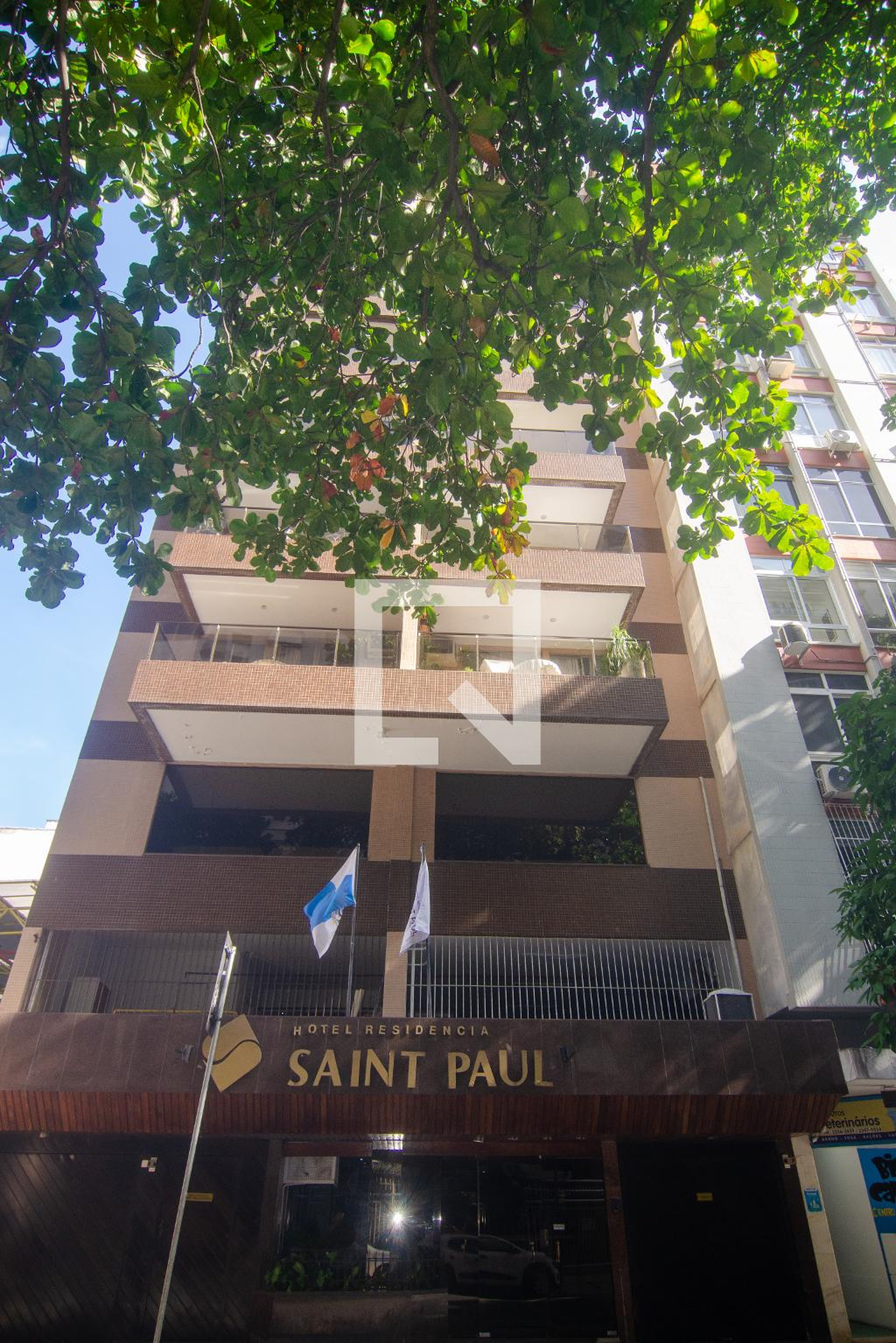 Fachada Condomínio Hotel Residencia Saint Paul