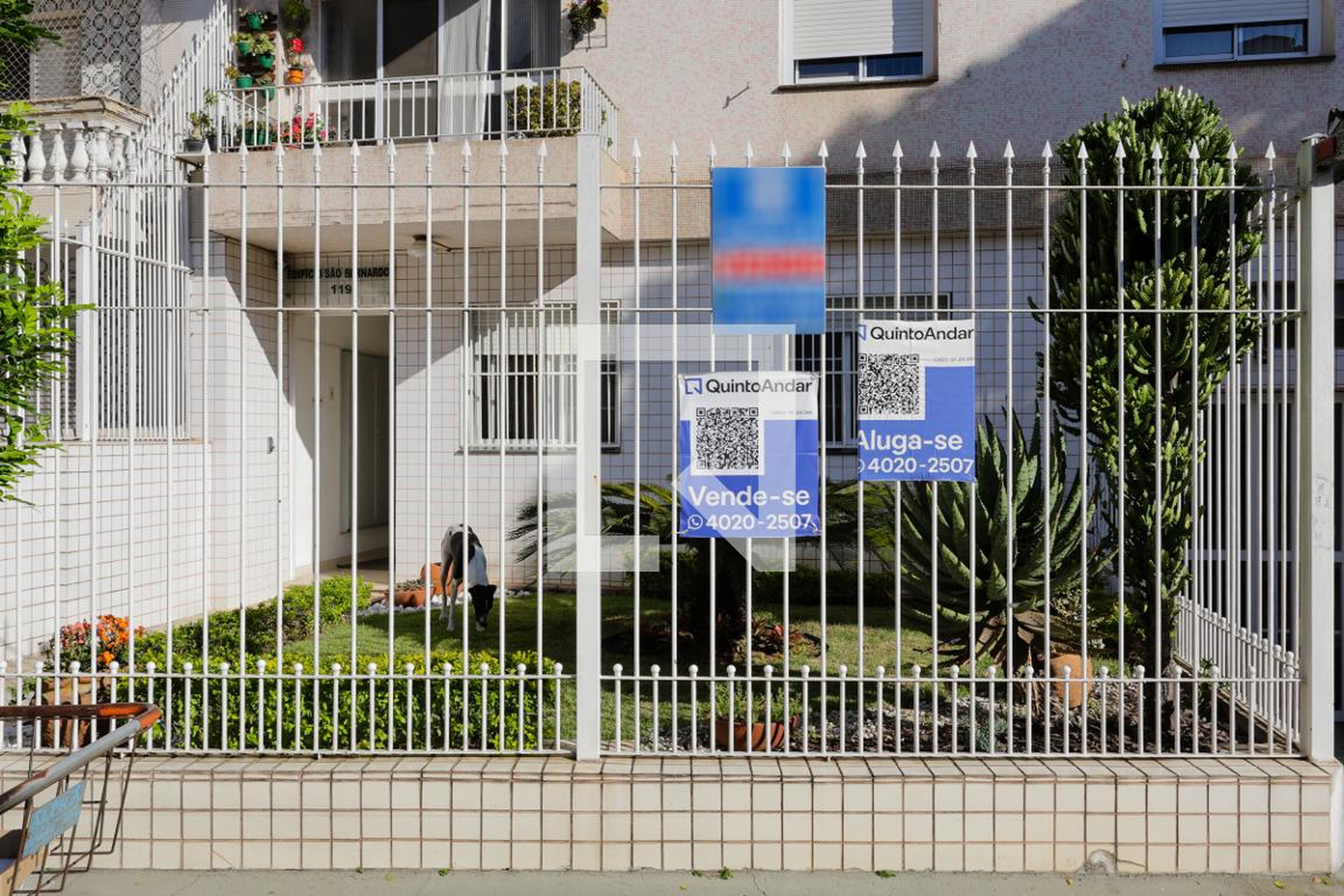 Fachada do condomínio Edifício São Bernardo
