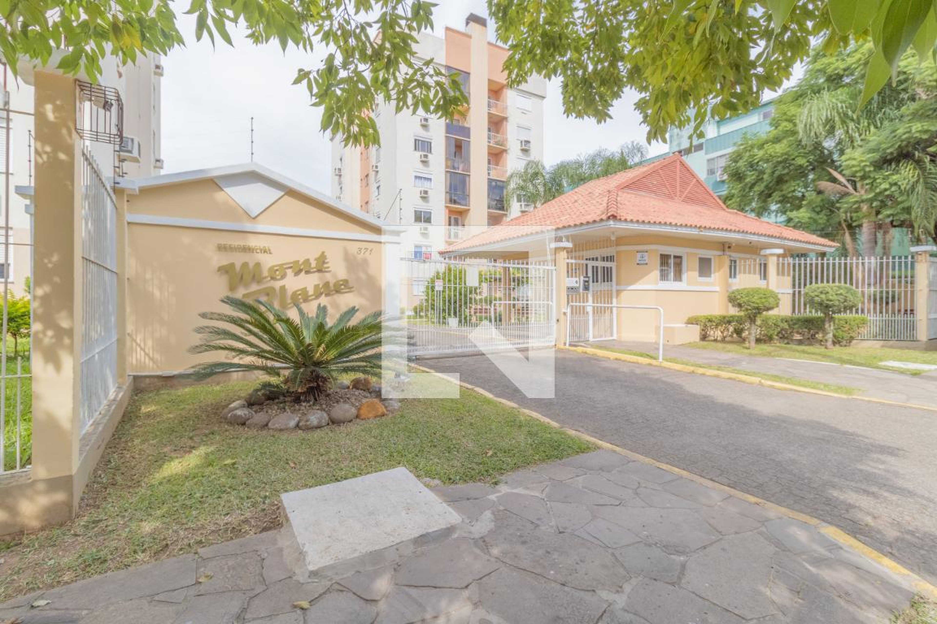 Fachada do condomínio Residencial Mont Blanc