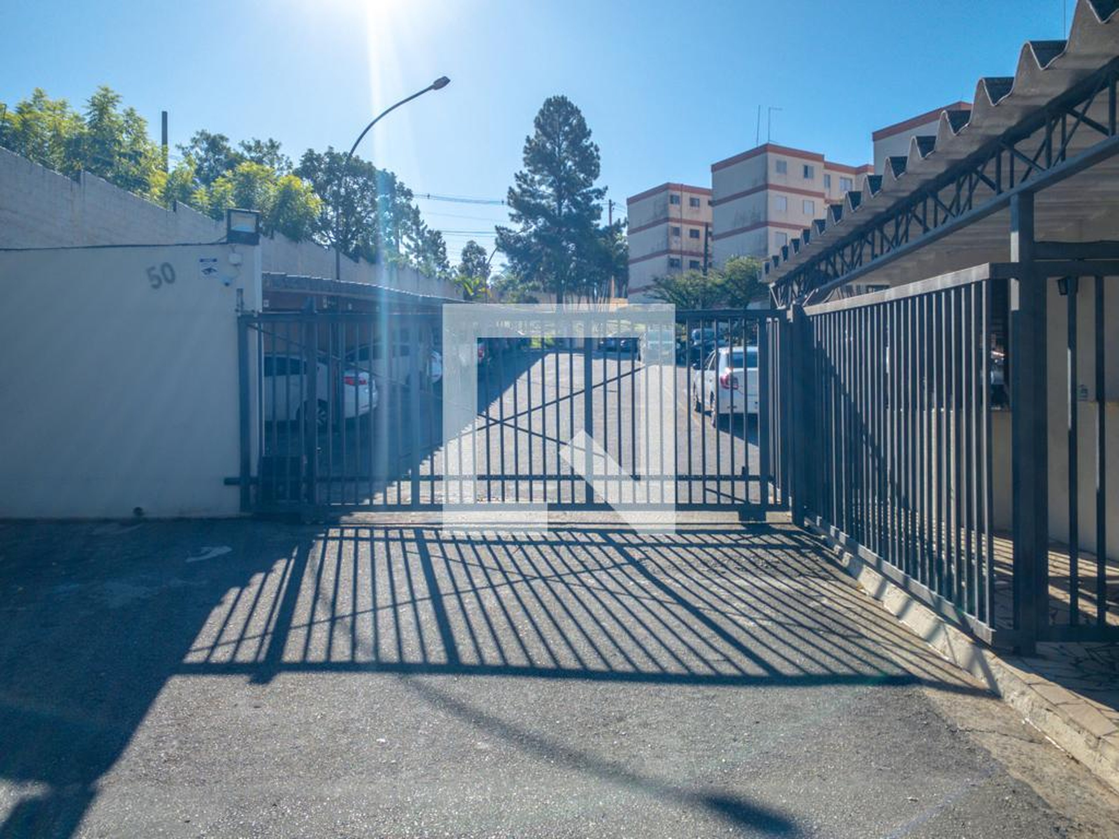 Fachada do Condomínio Condomínio Conjunto Residencial Villa Rica