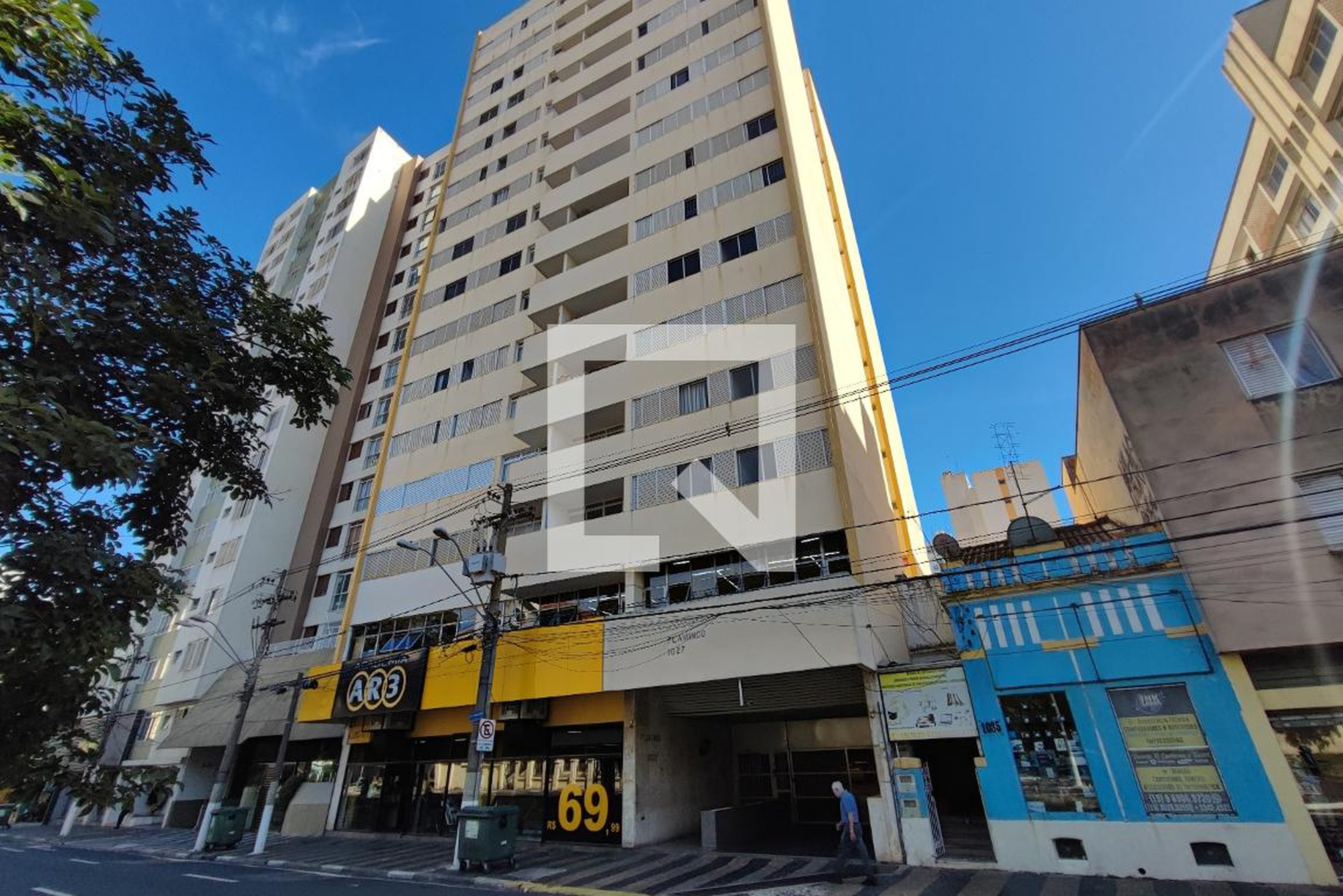 Fachada do Condomínio Edifício Flamingo