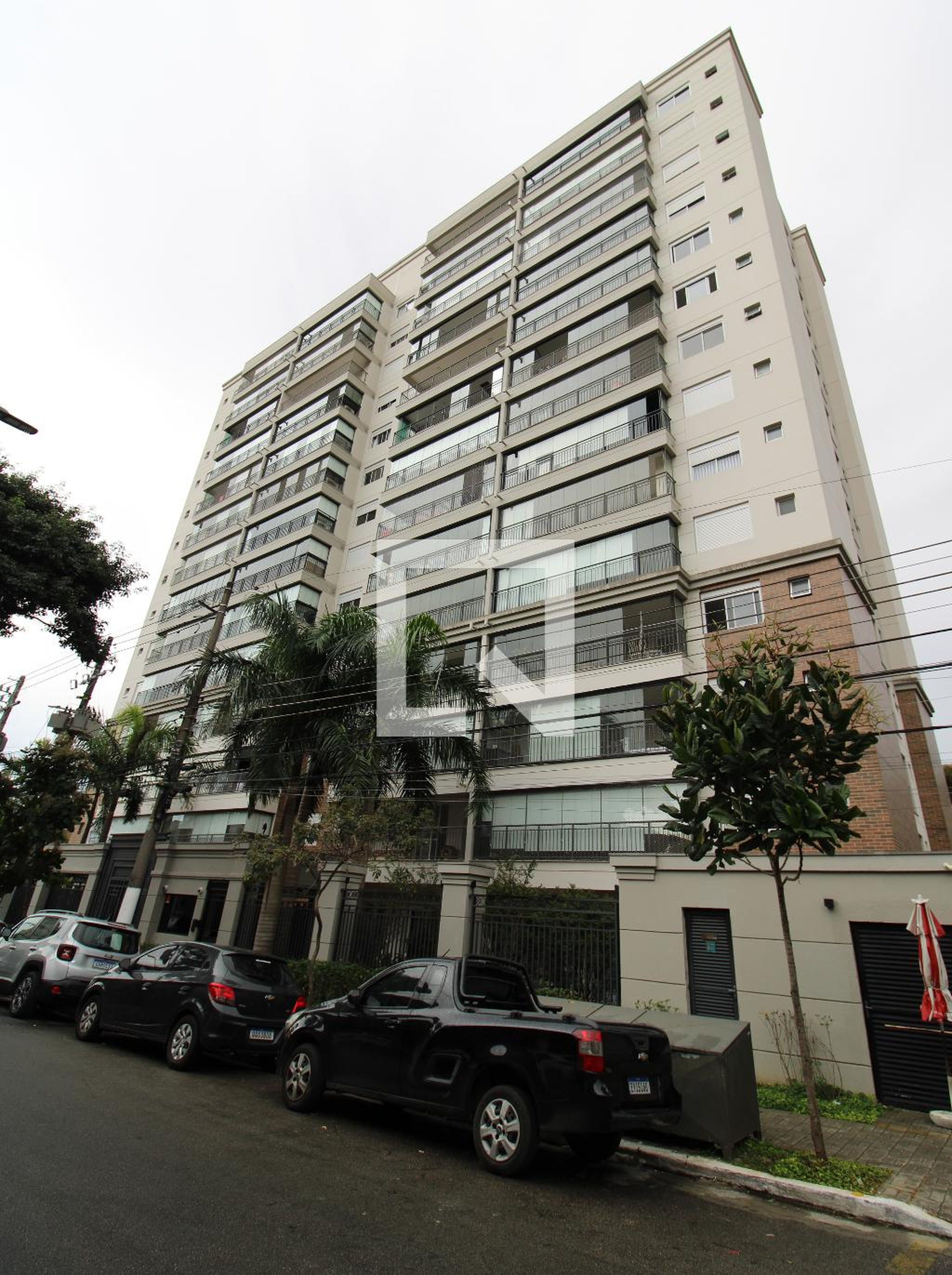 Fachada do condomínio Condomínio Living Near Pacaembu