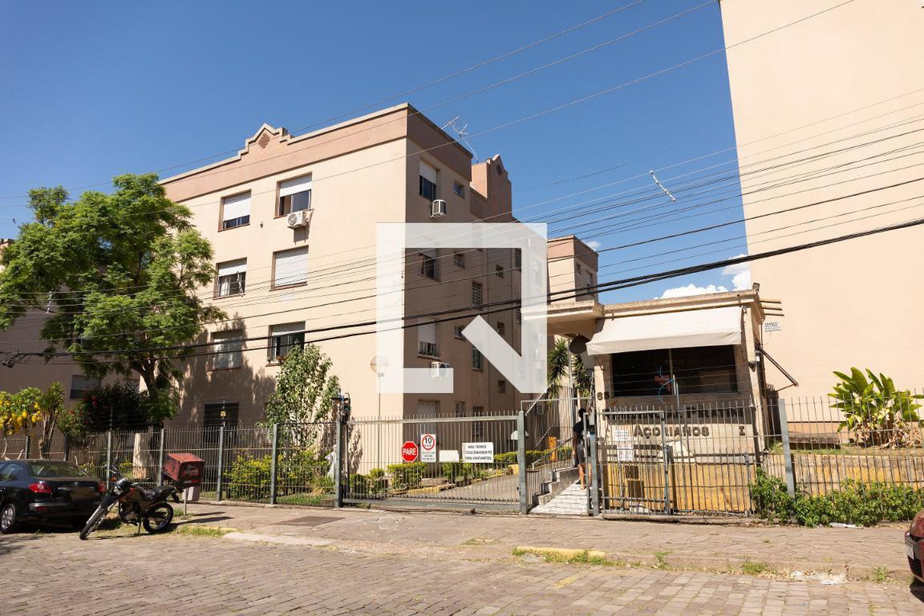 Fachada do Condomínio Residencial Piratini Açorianos I