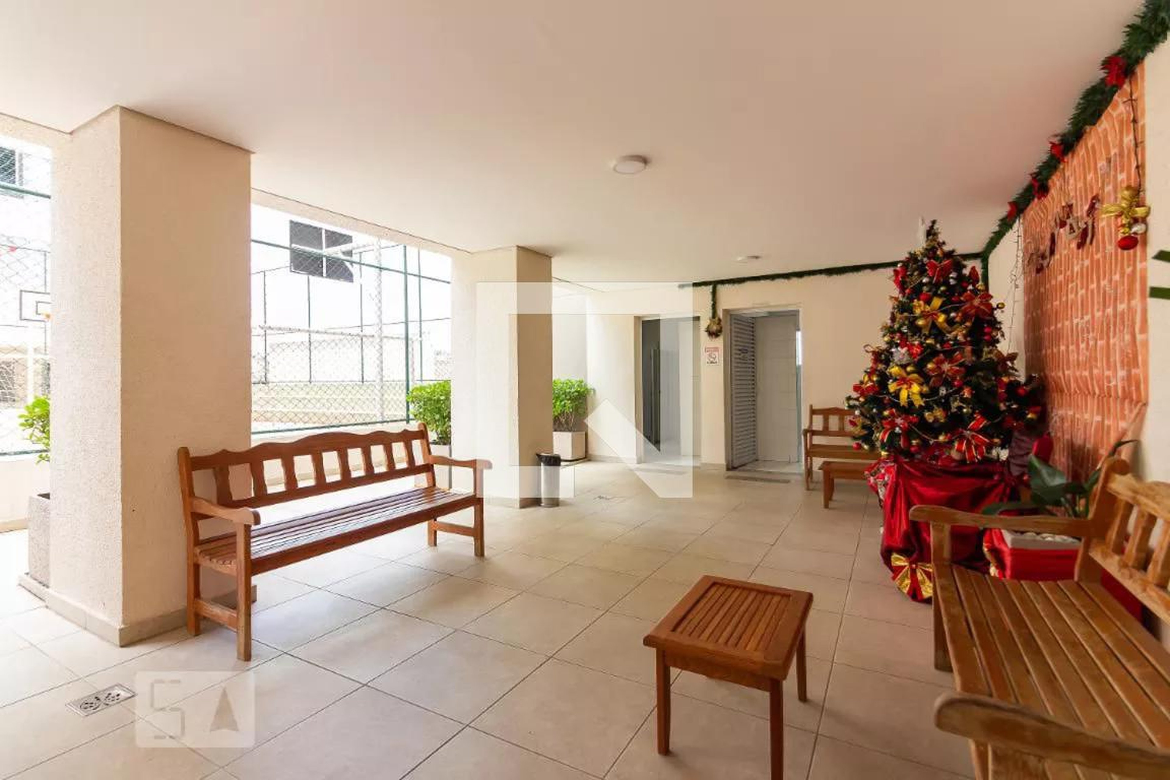 Hall de entrada - Residencial Reserva Veneza