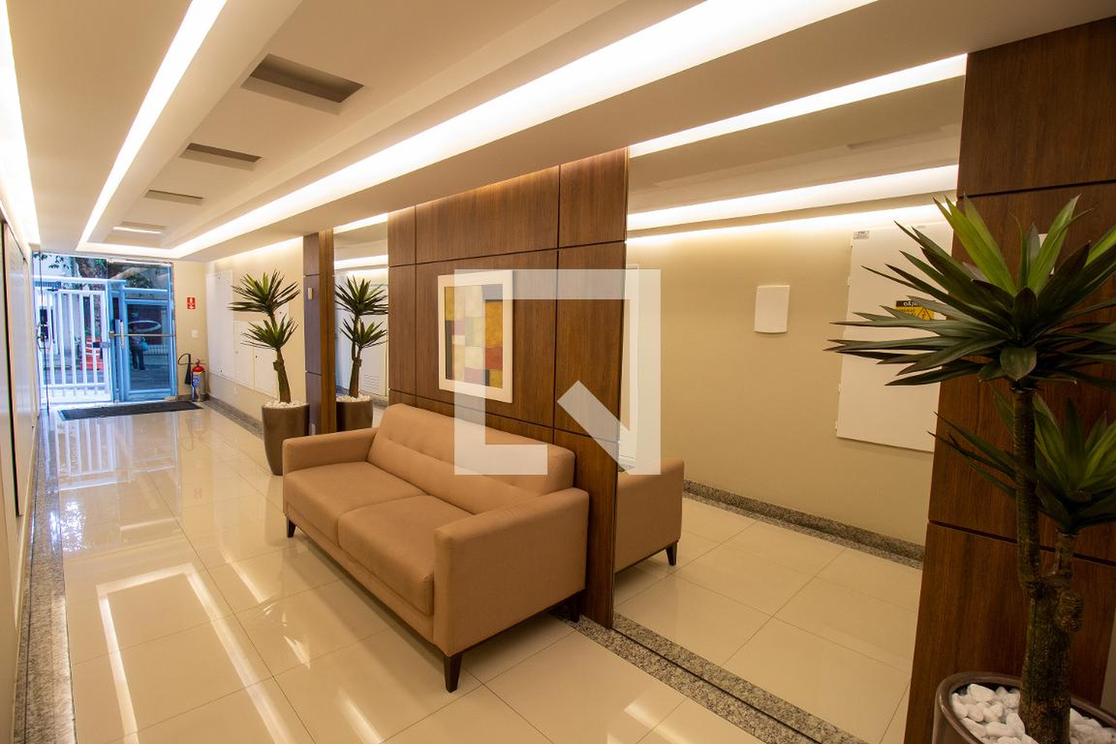 Hall social - Solar da Tijuca Residencial