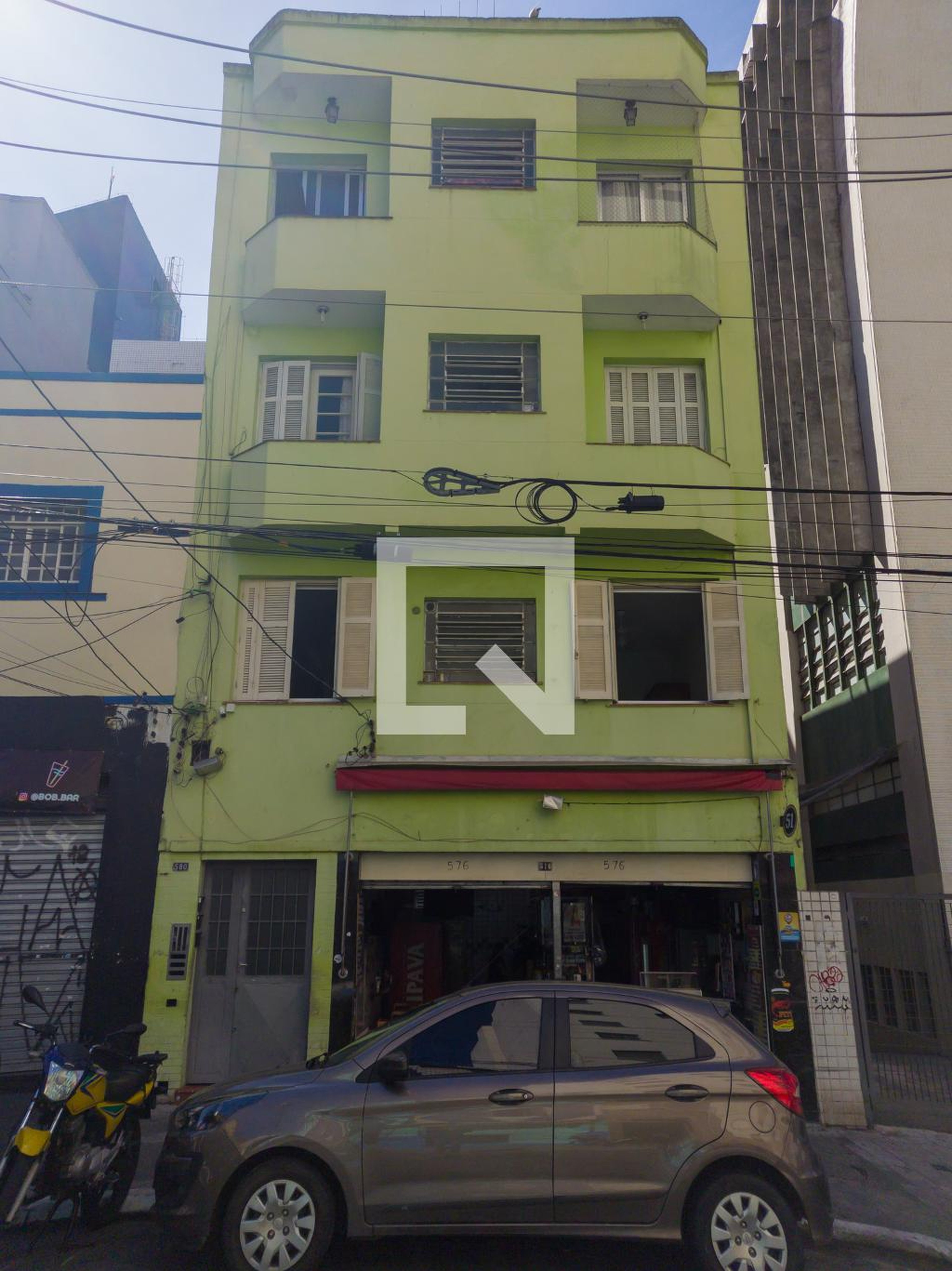 Fachada Condomínio em Rua Brigadeiro Galvão, 580