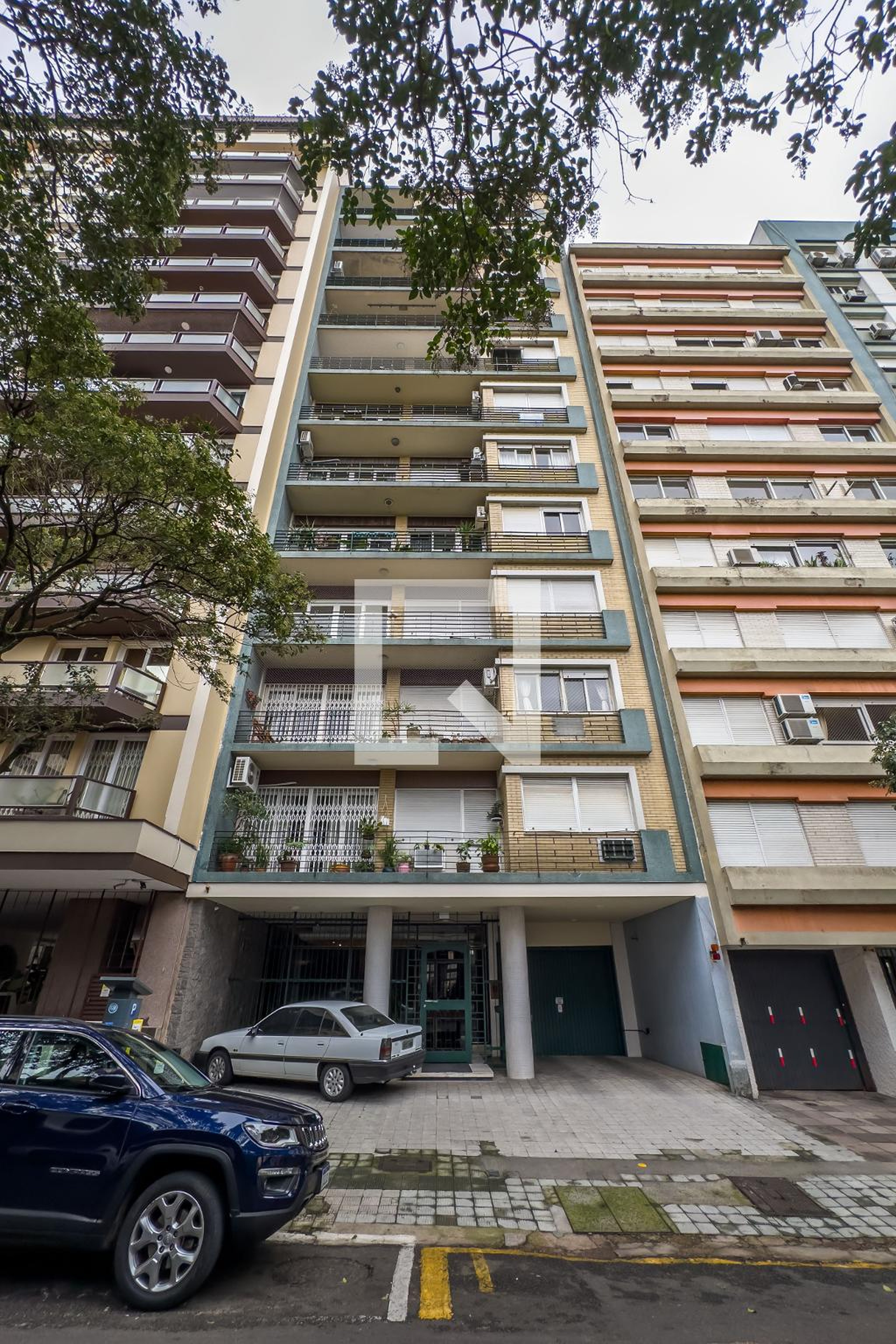 Fachada Condomínio em Rua Duque de Caxias, 1220