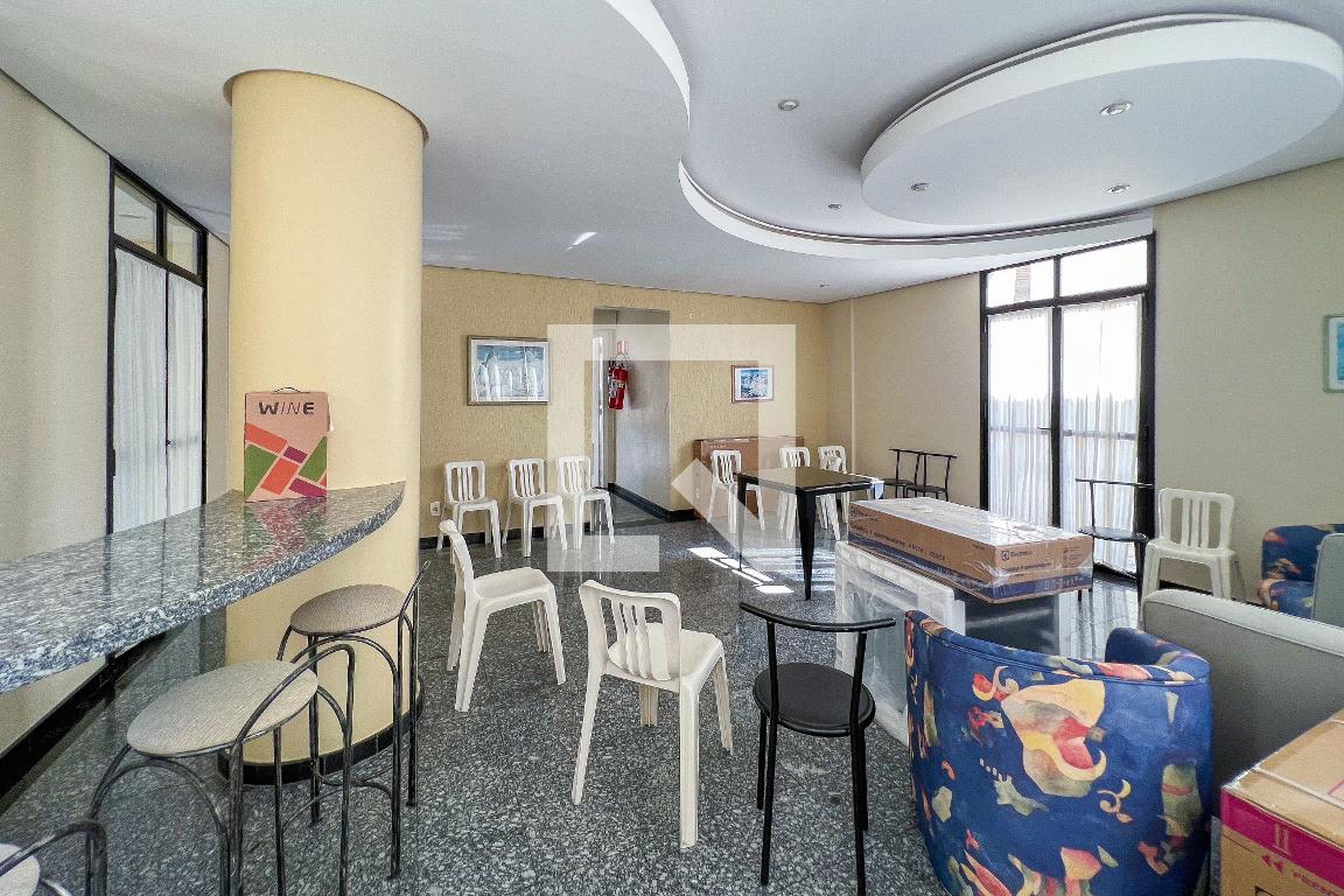 Salão de Festas - Cortina dampezzo