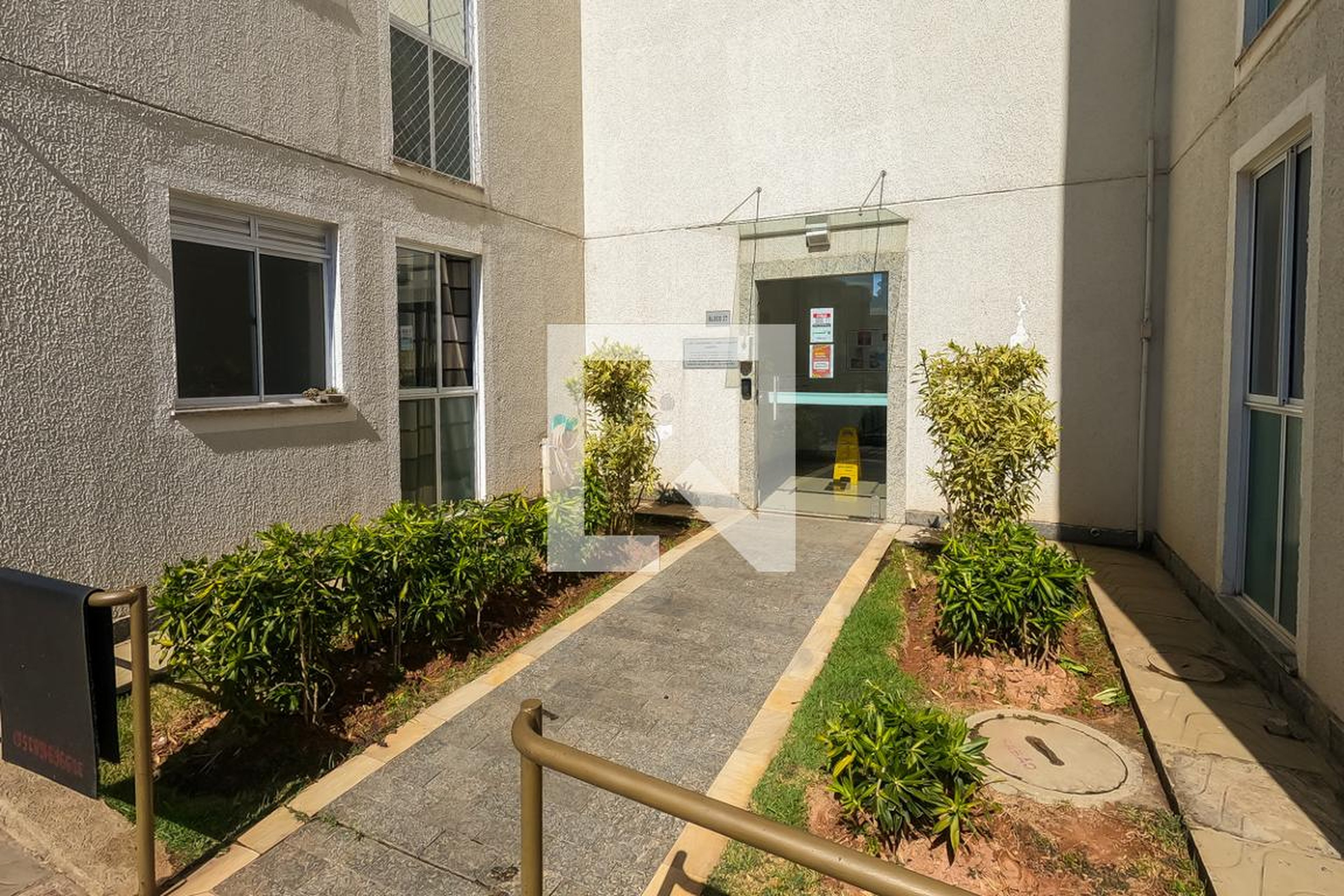 Hall de entrada - Residencial Cachoeira dos Cristais