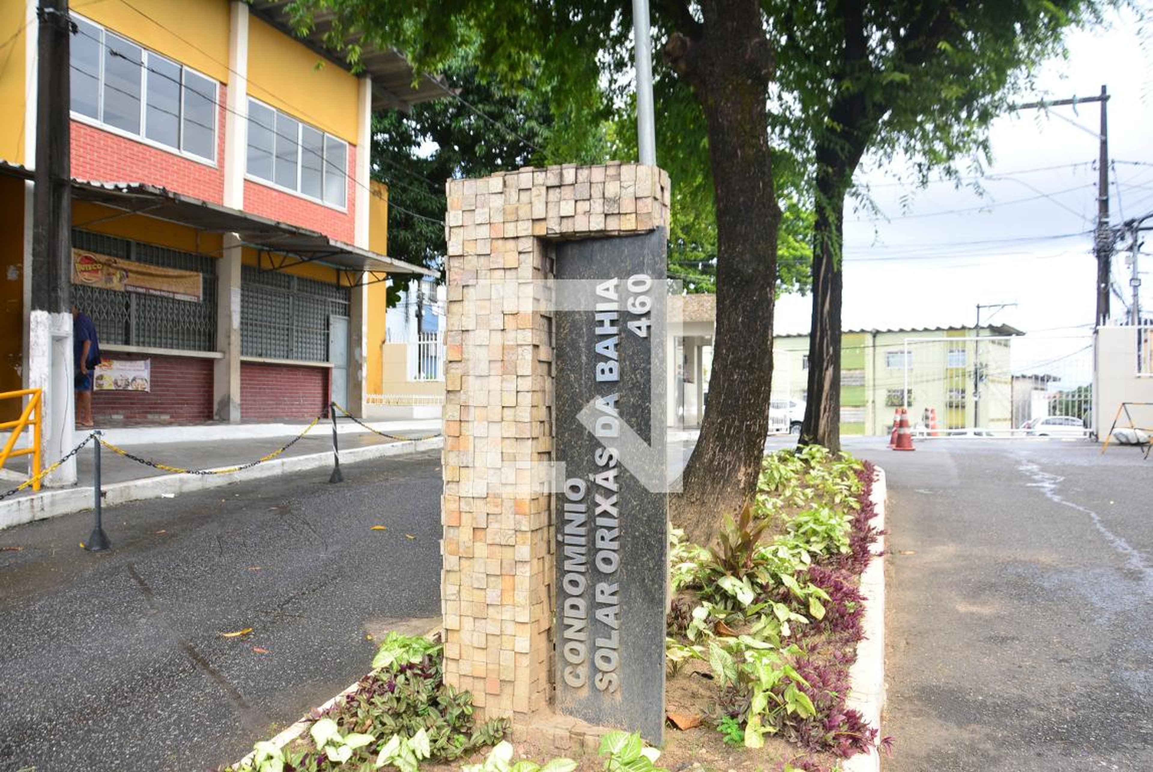 Fachada do condomínio Condomínio Solar Orixás da Bahia