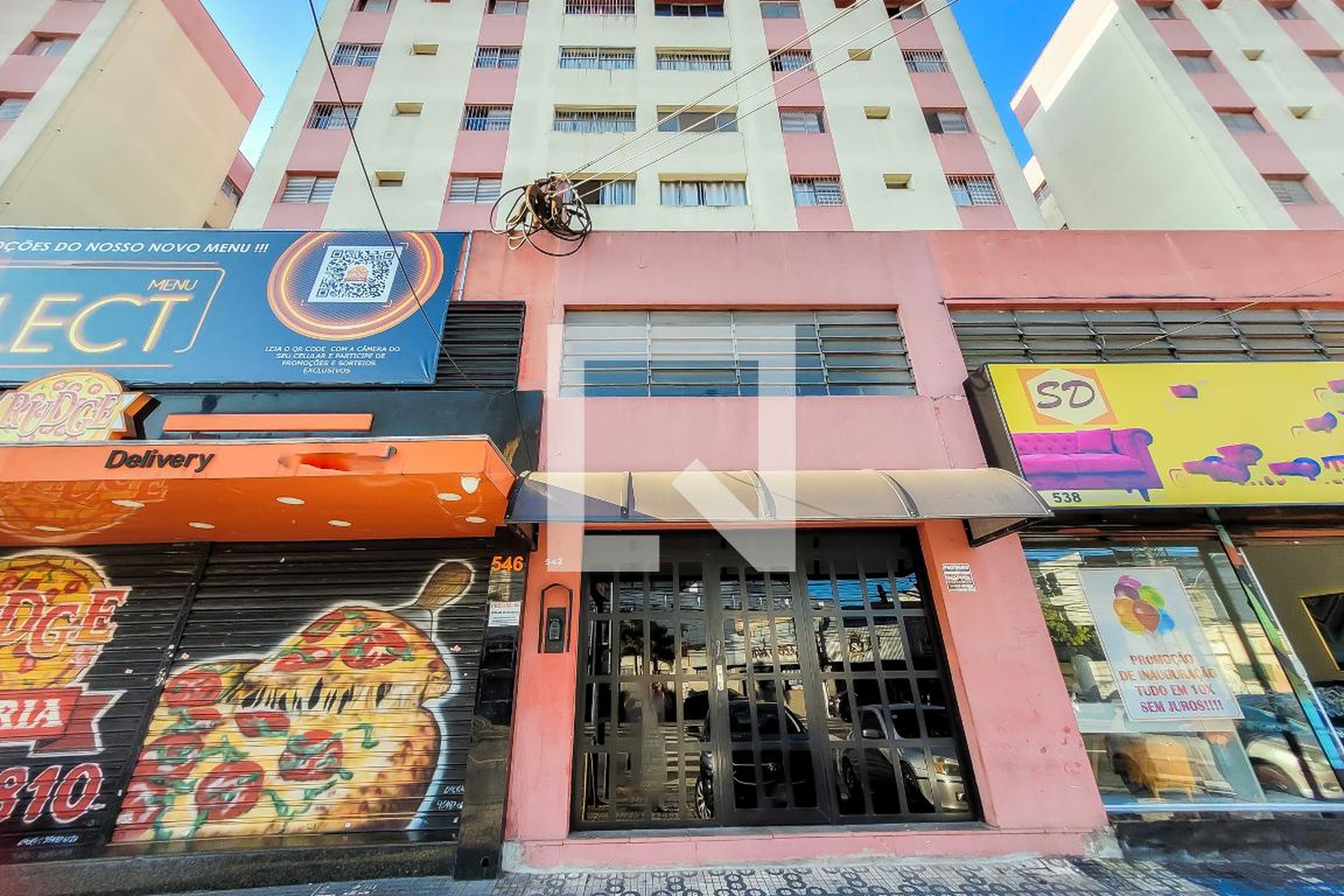 Fachada do Condomínio Condomínio Rudge Ramos