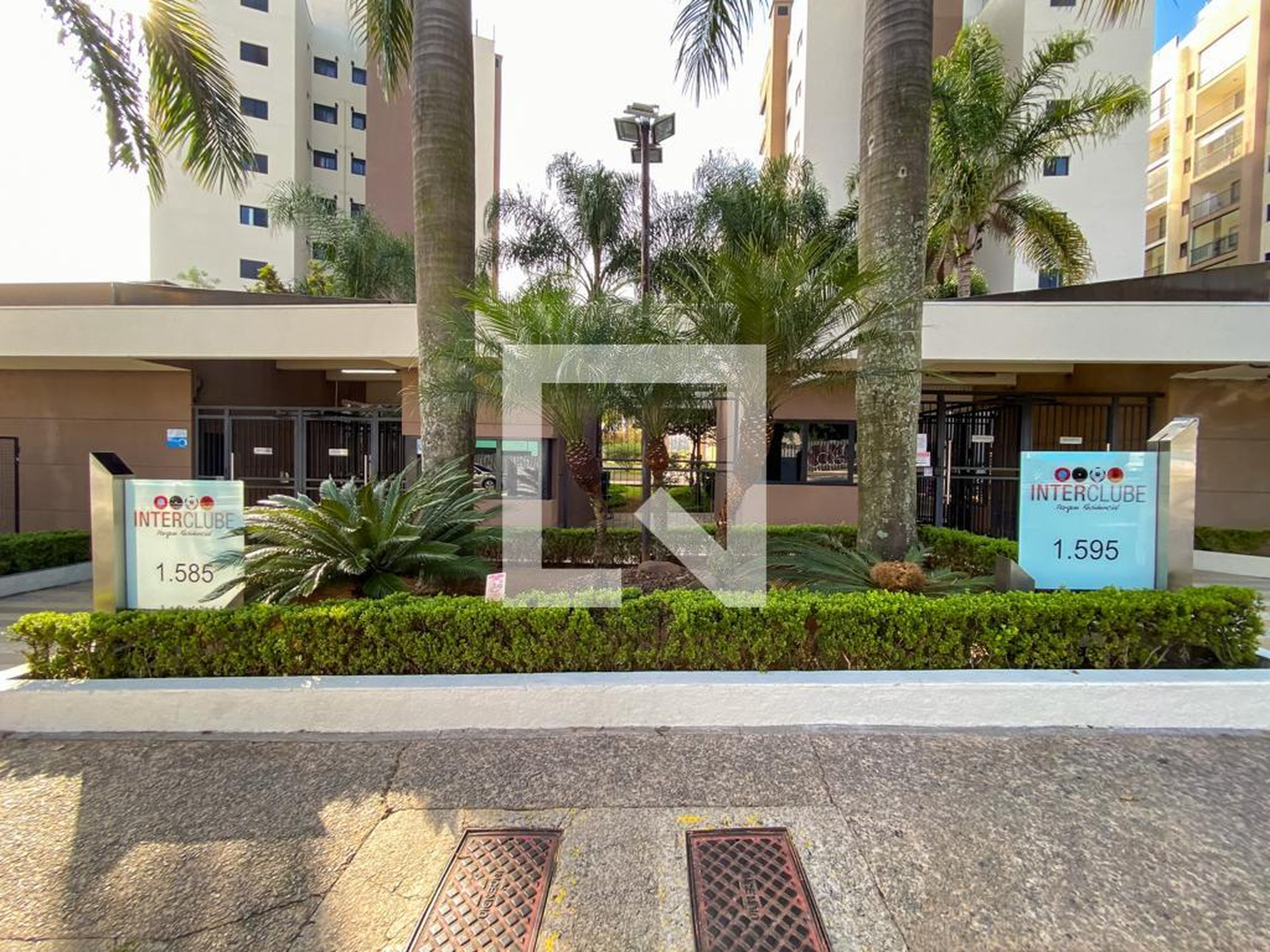 Fachada do Condomínio Condomínio Interclube Beta