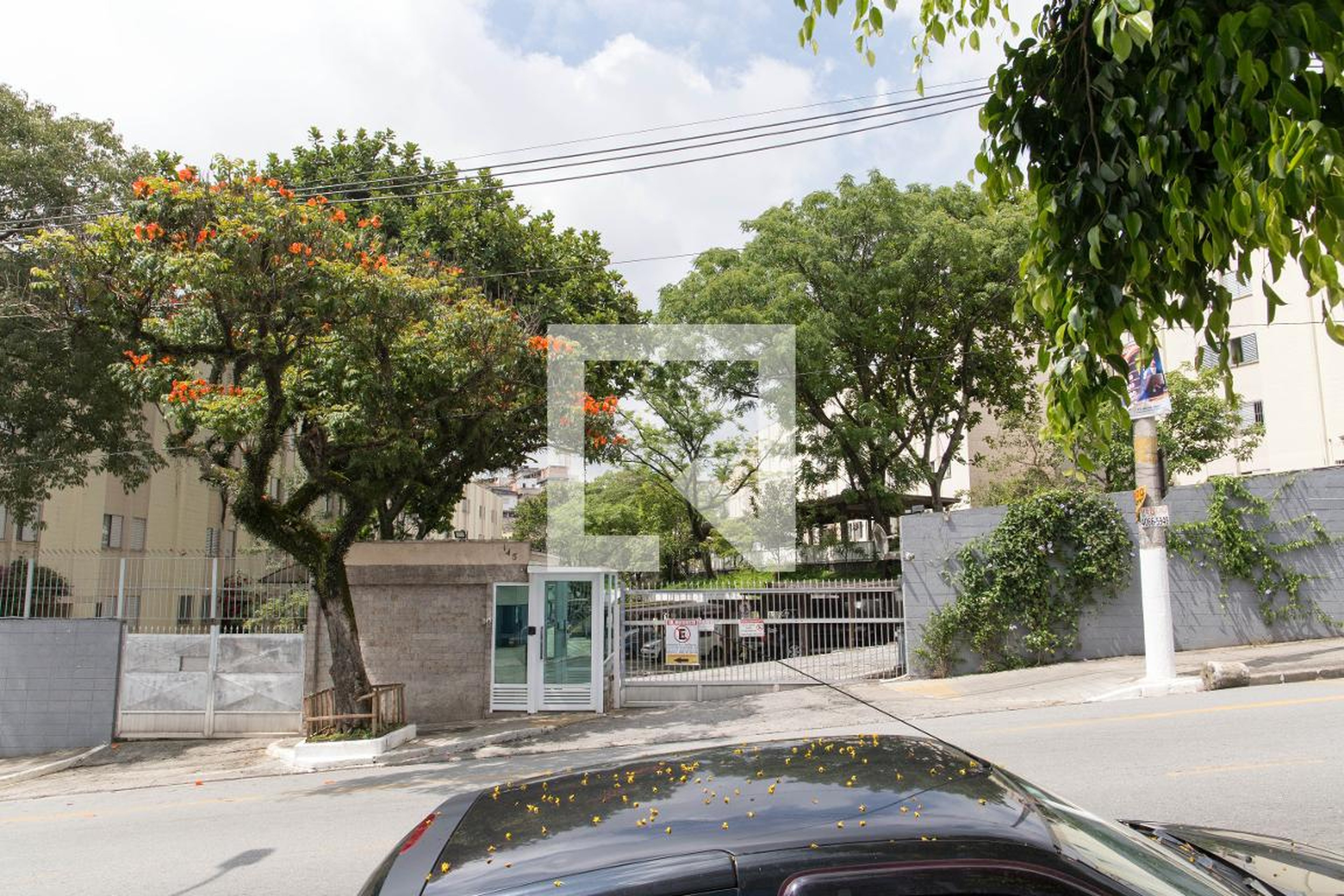 Fachada do condomínio Condomínio Barão de Río Branco