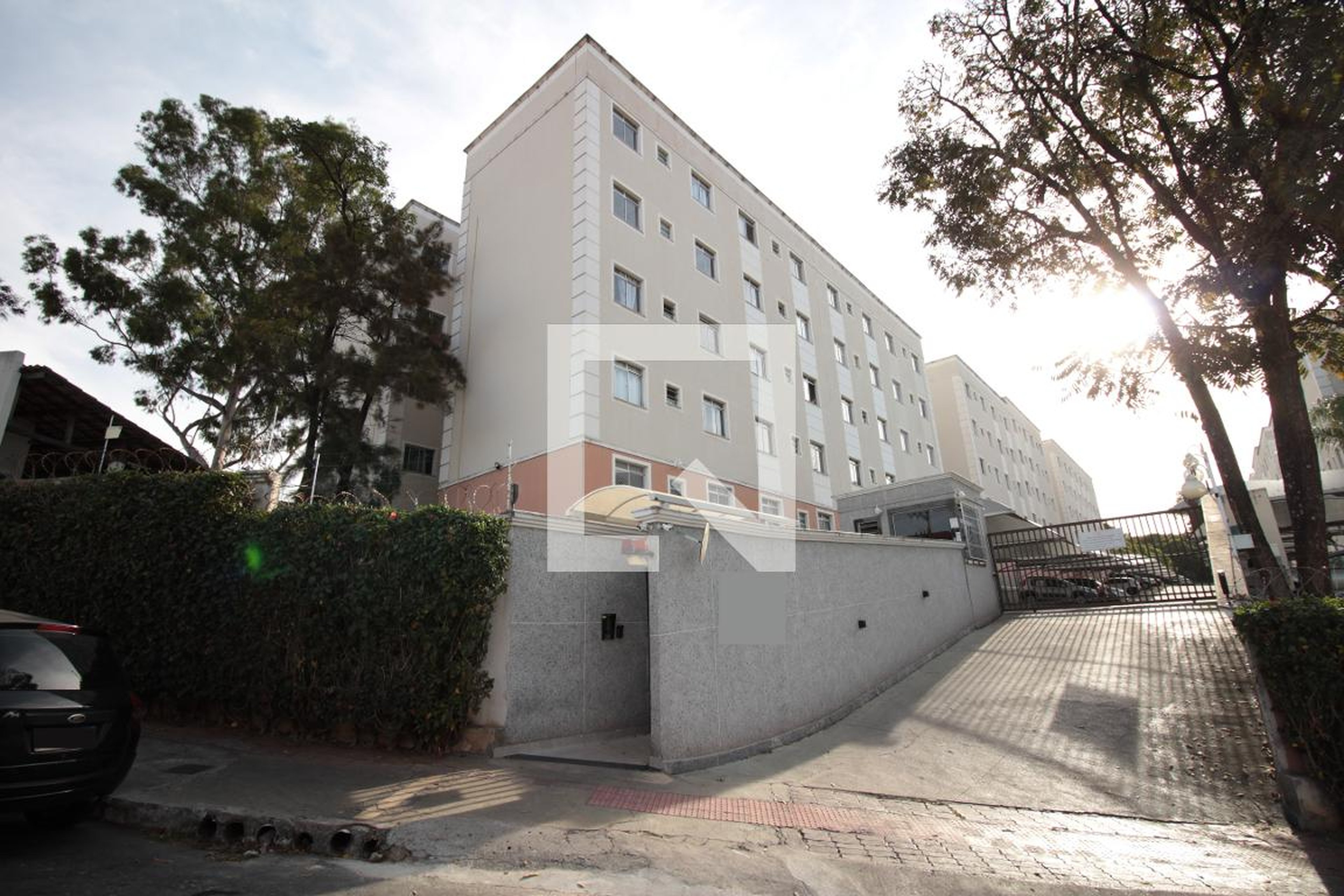 Fachada do Condomínio Residencial Braunas