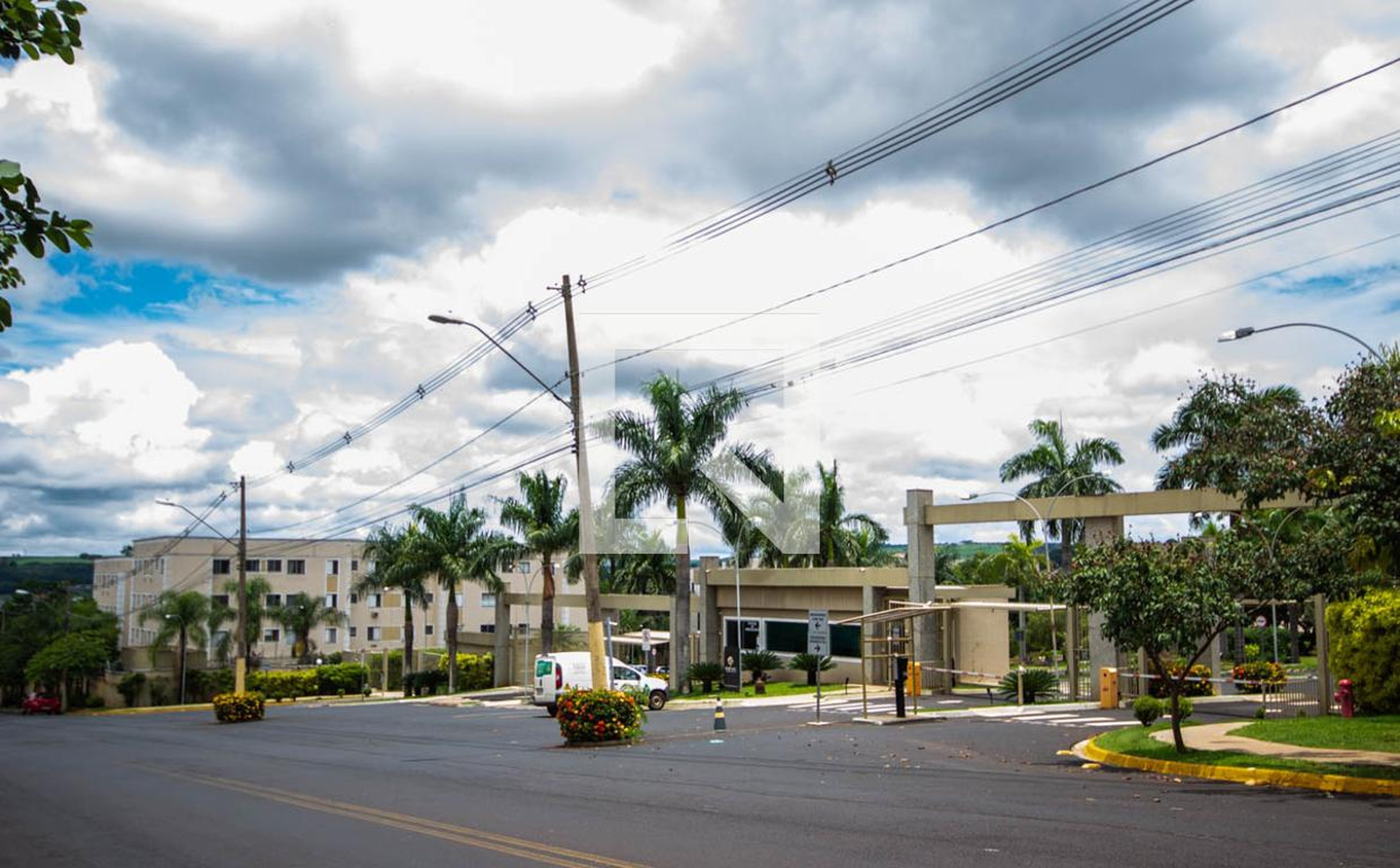 Fachada do condomínio Condomínio Reserva Sul