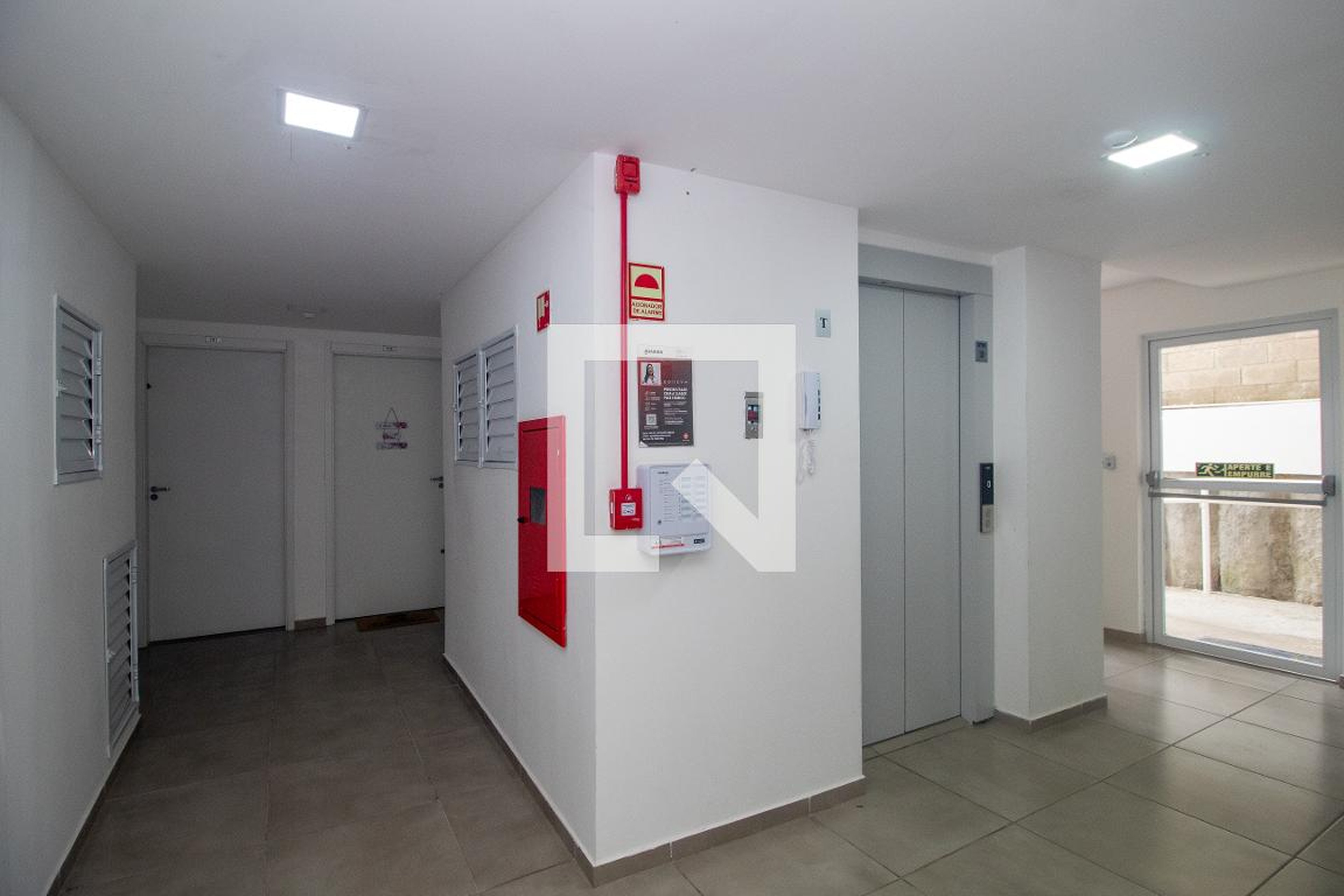 Hall de entrada - Residencial Mais Otto Niemeyer