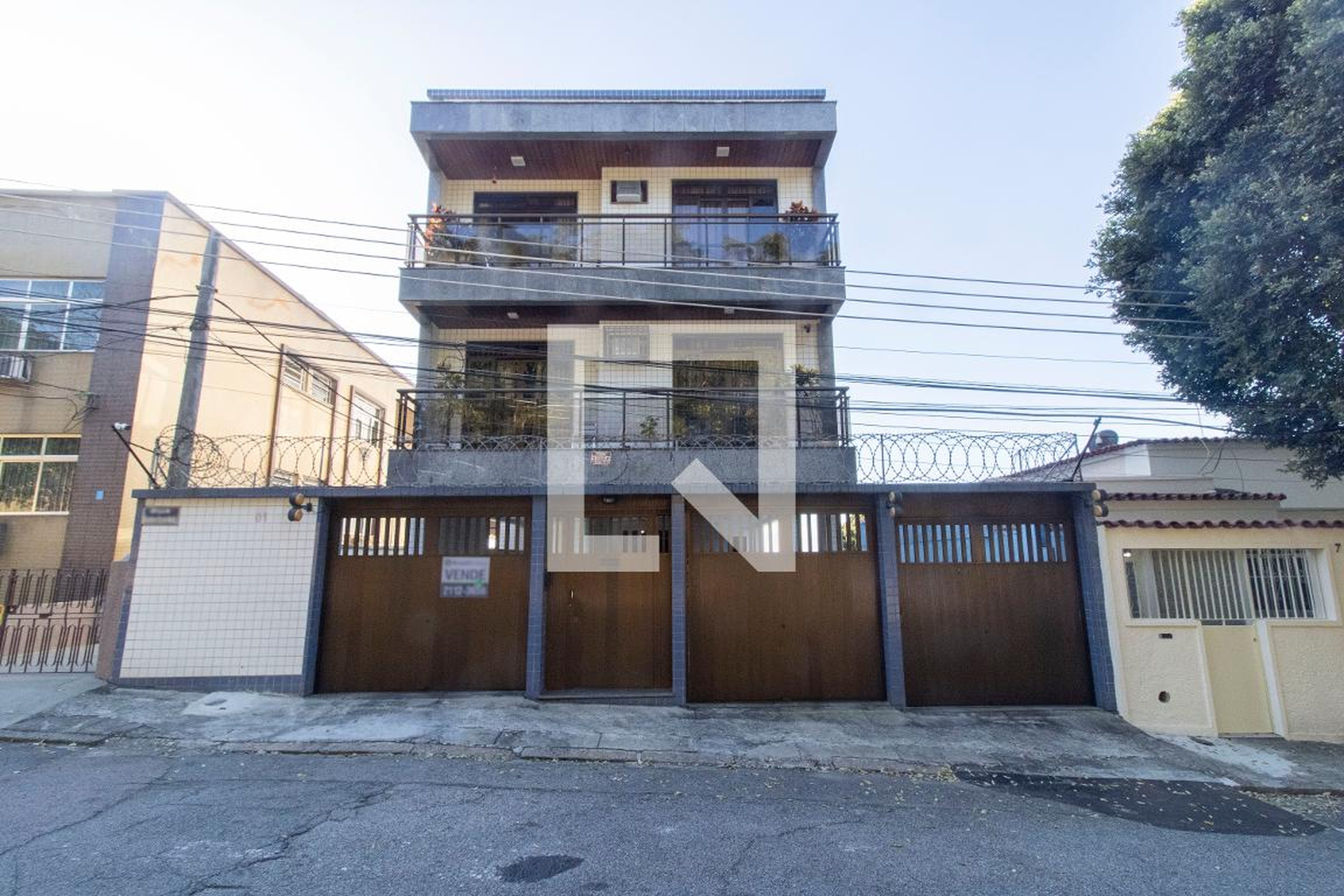 Fachada Condomínio em Rua Gregório de Castro Morais, 1